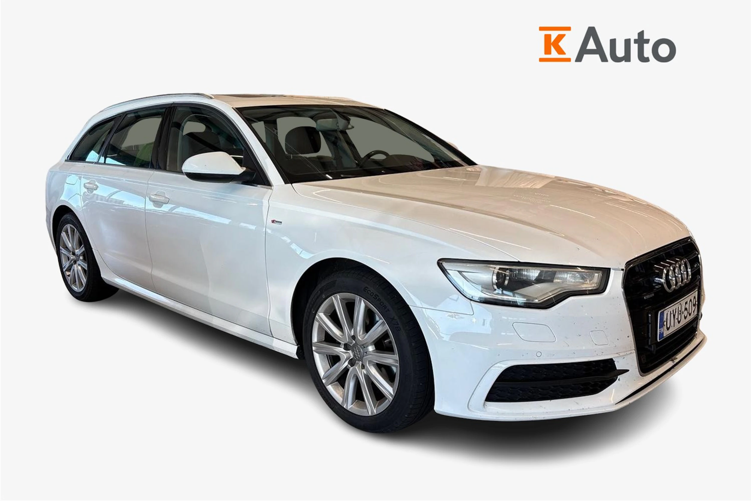 valkoinen Audi A6 2014 kuva 1.