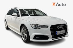 valkoinen Audi A6 2015 kuva 1.