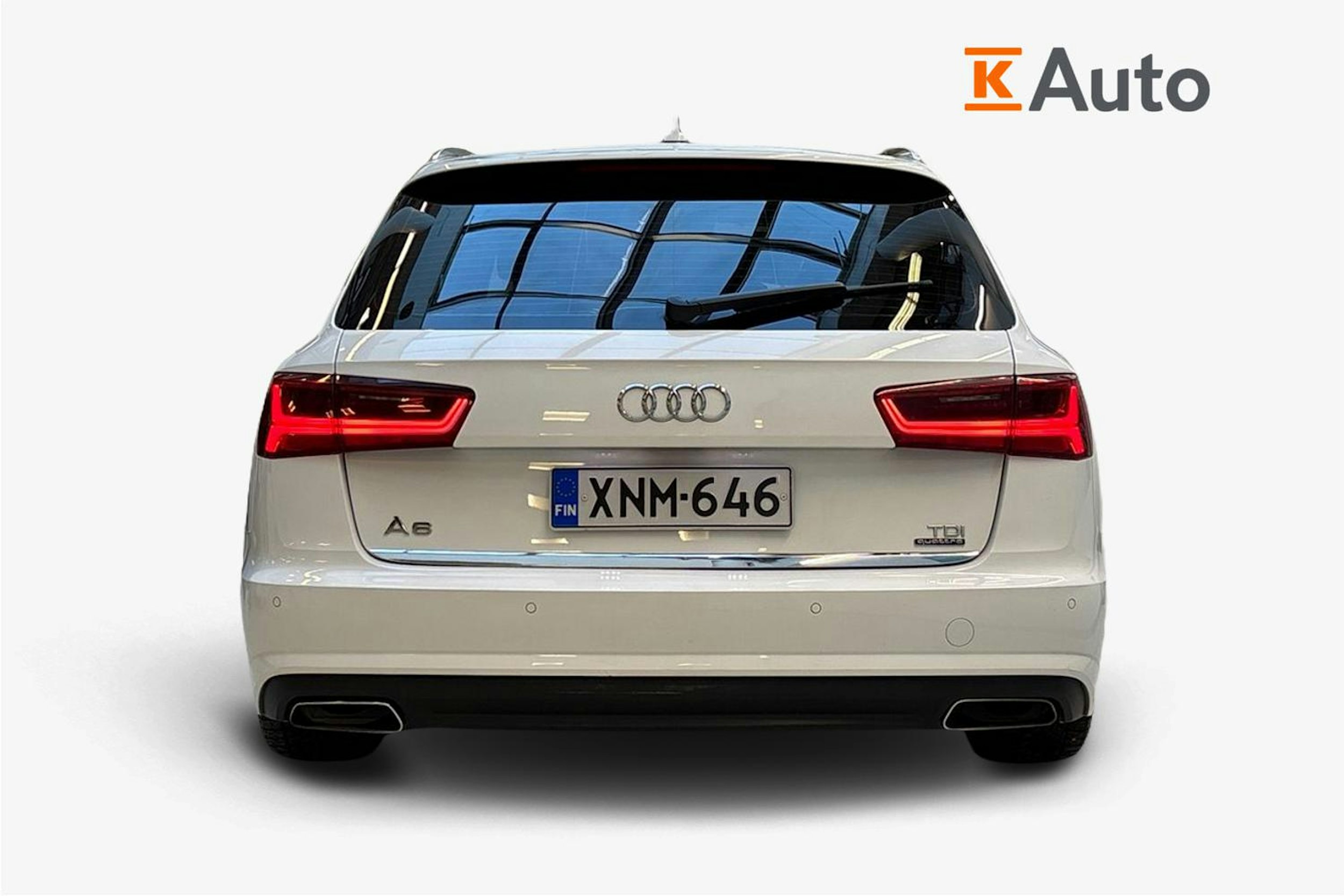 valkoinen Audi A6 2015 kuva 3.