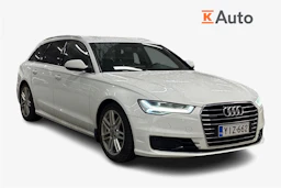 valkoinen Audi A6 2015 kuva 1.