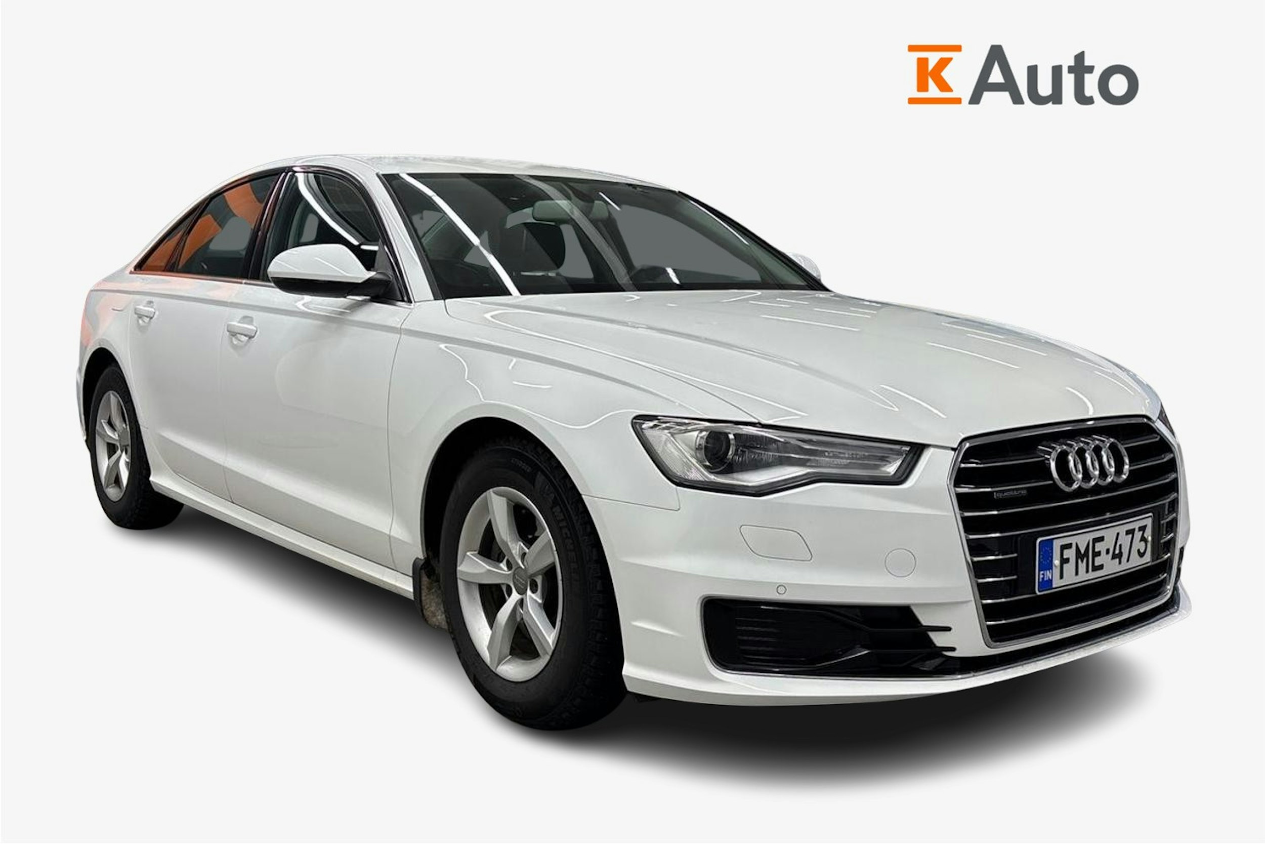 valkoinen Audi A6 2016 kuva 1.