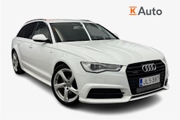 valkoinen Audi A6 2016 kuva 1.