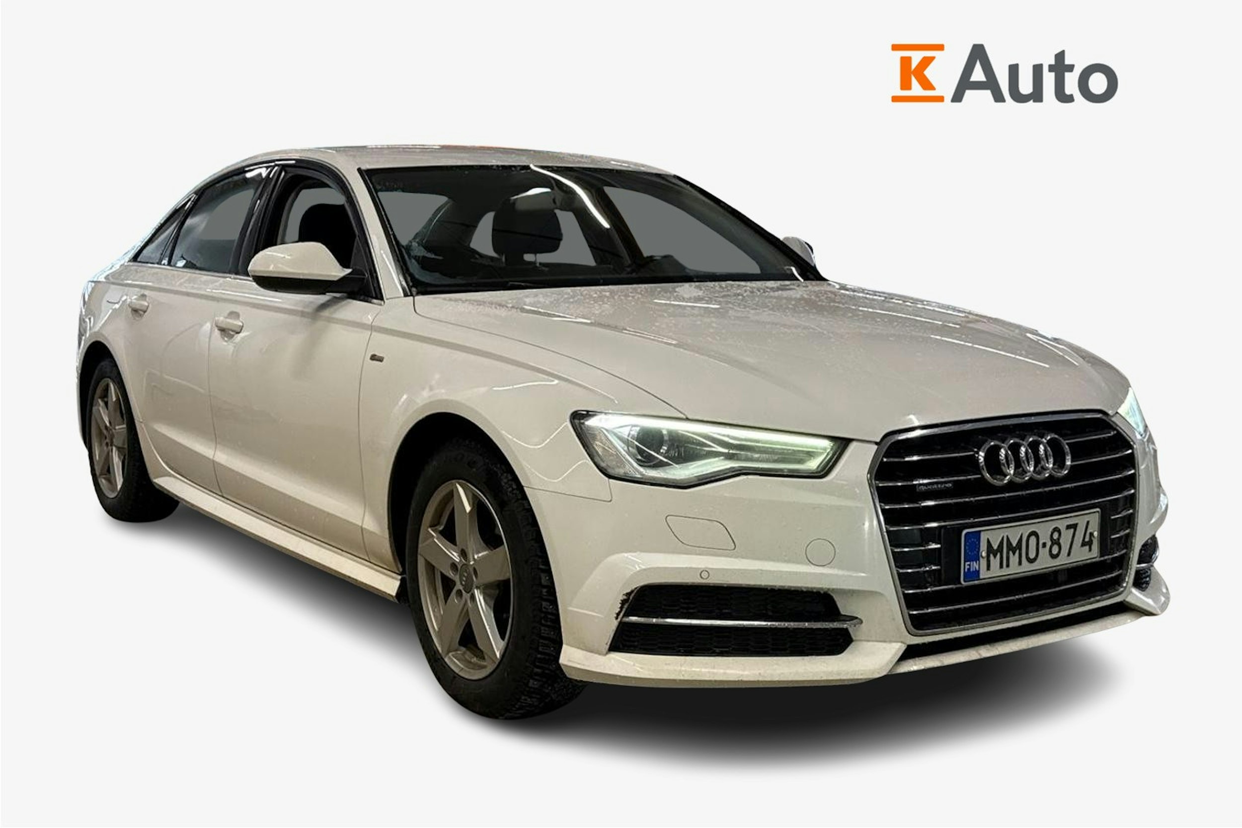 valkoinen Audi A6 2016 kuva 1.