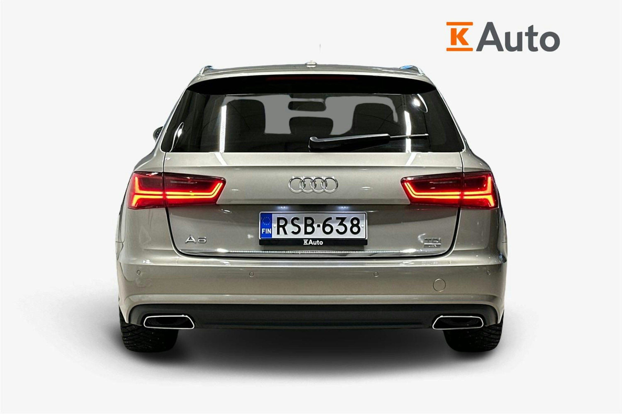 Ruskea (beige) Audi A6 2016 kuva 4.