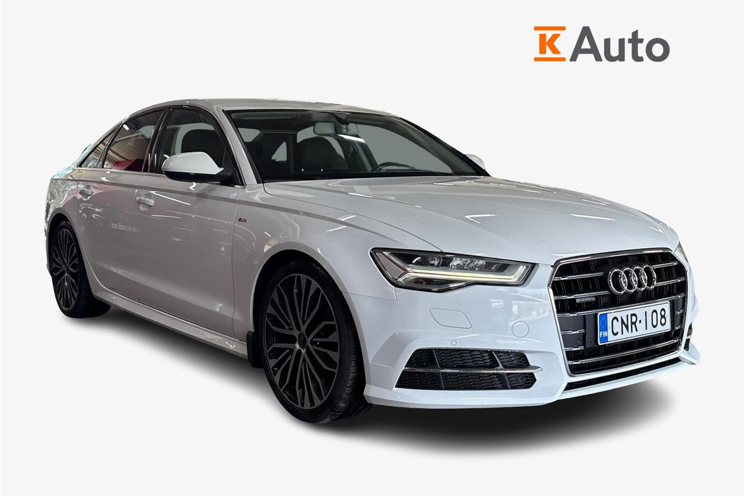 valkoinen Audi A6 2017 kuva 1.