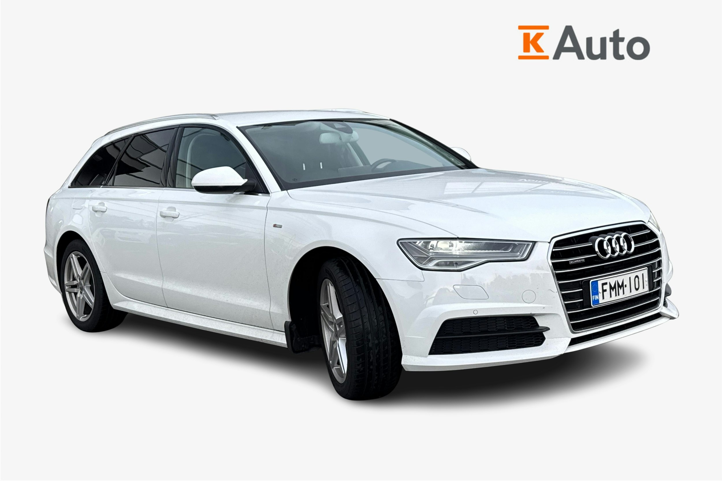 valkoinen Audi A6 2017 kuva 1.