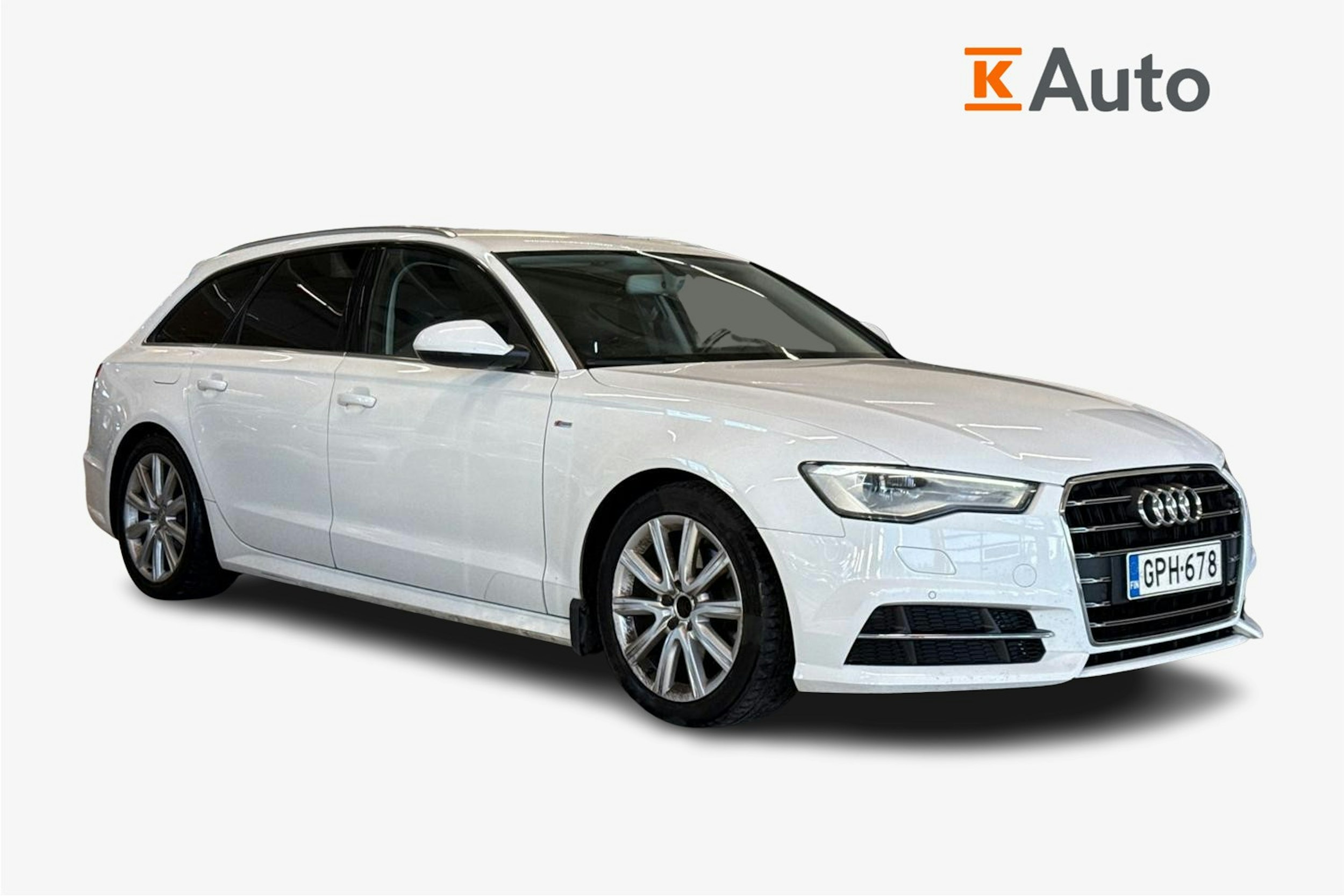 valkoinen Audi A6 2017 kuva 1.