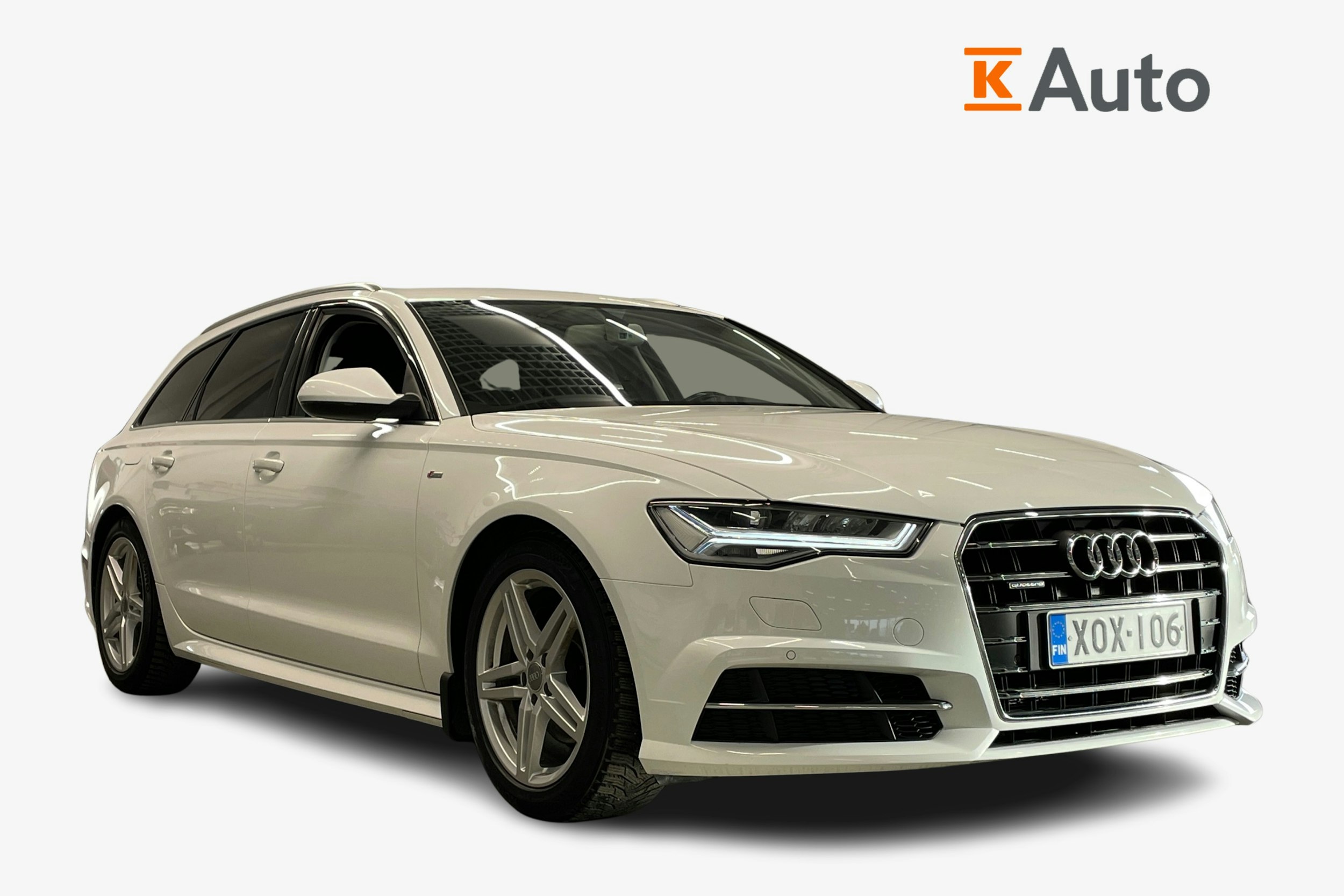 valkoinen Audi A6 2017 kuva 1.