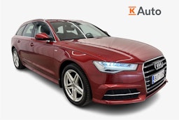 punainen Audi A6 2018 kuva 1.