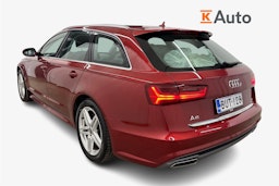 punainen Audi A6 2018 kuva 2.