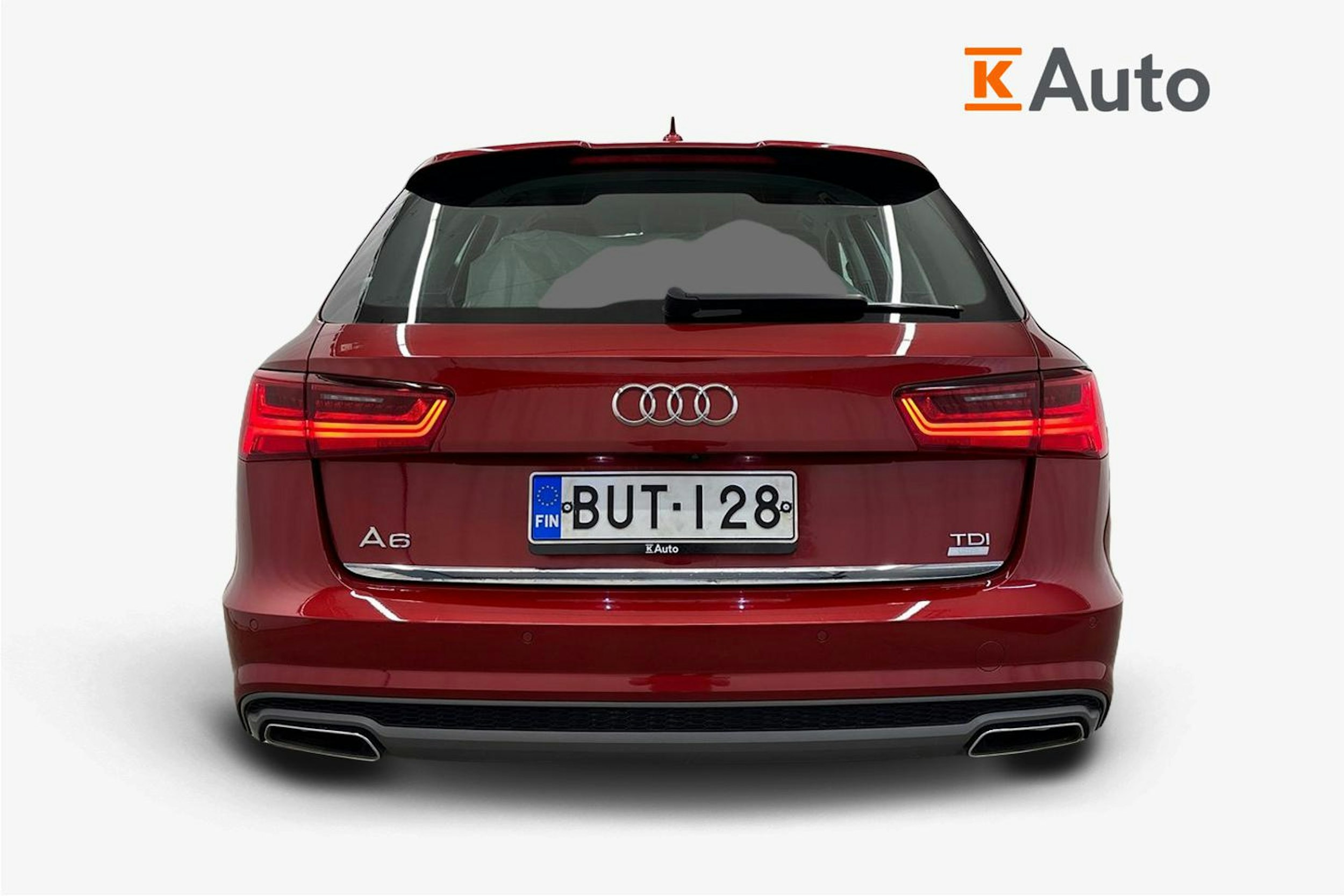 punainen Audi A6 2018 kuva 3.