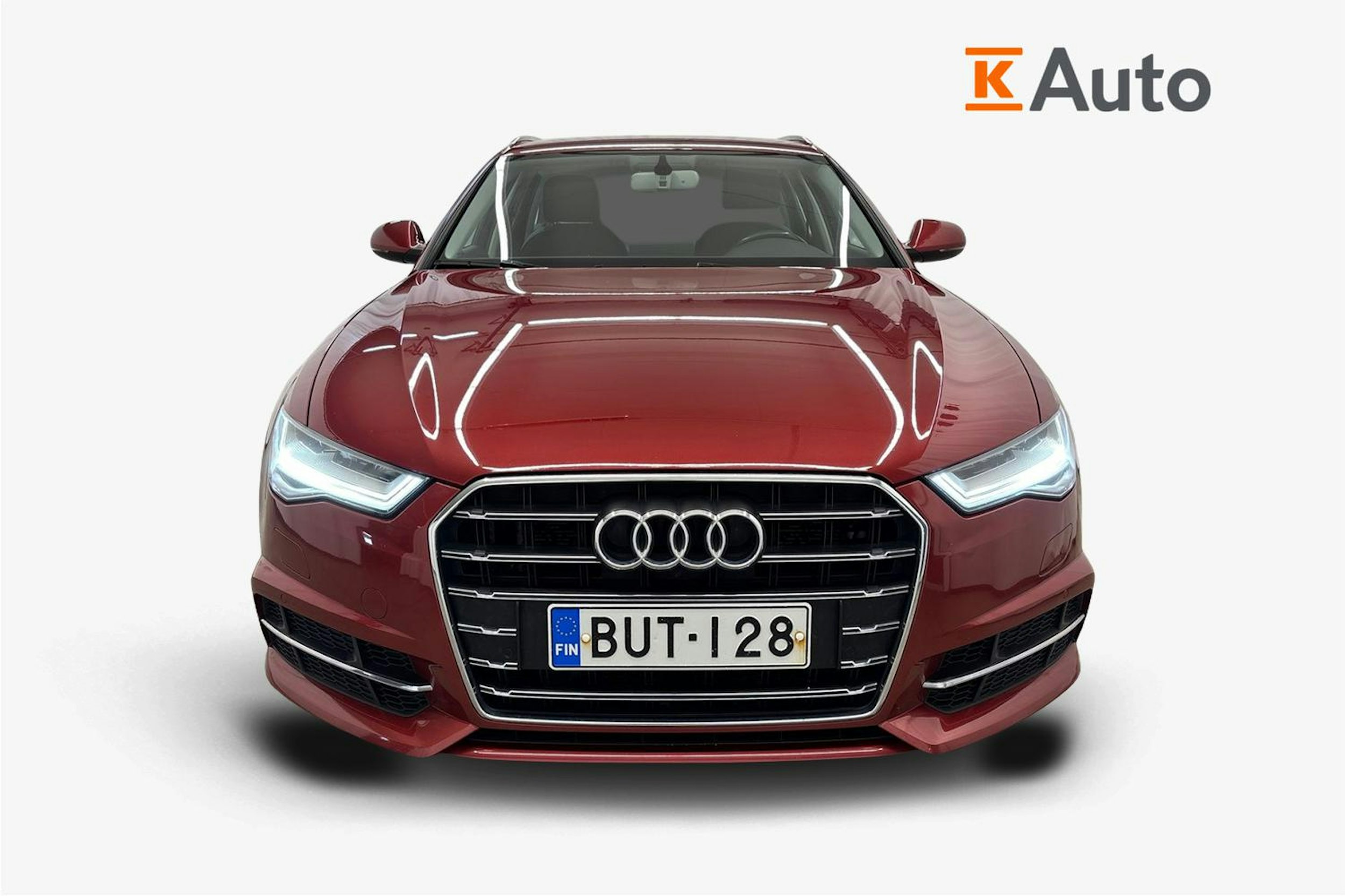 punainen Audi A6 2018 kuva 4.