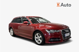 punainen Audi A6 2018 kuva 1.