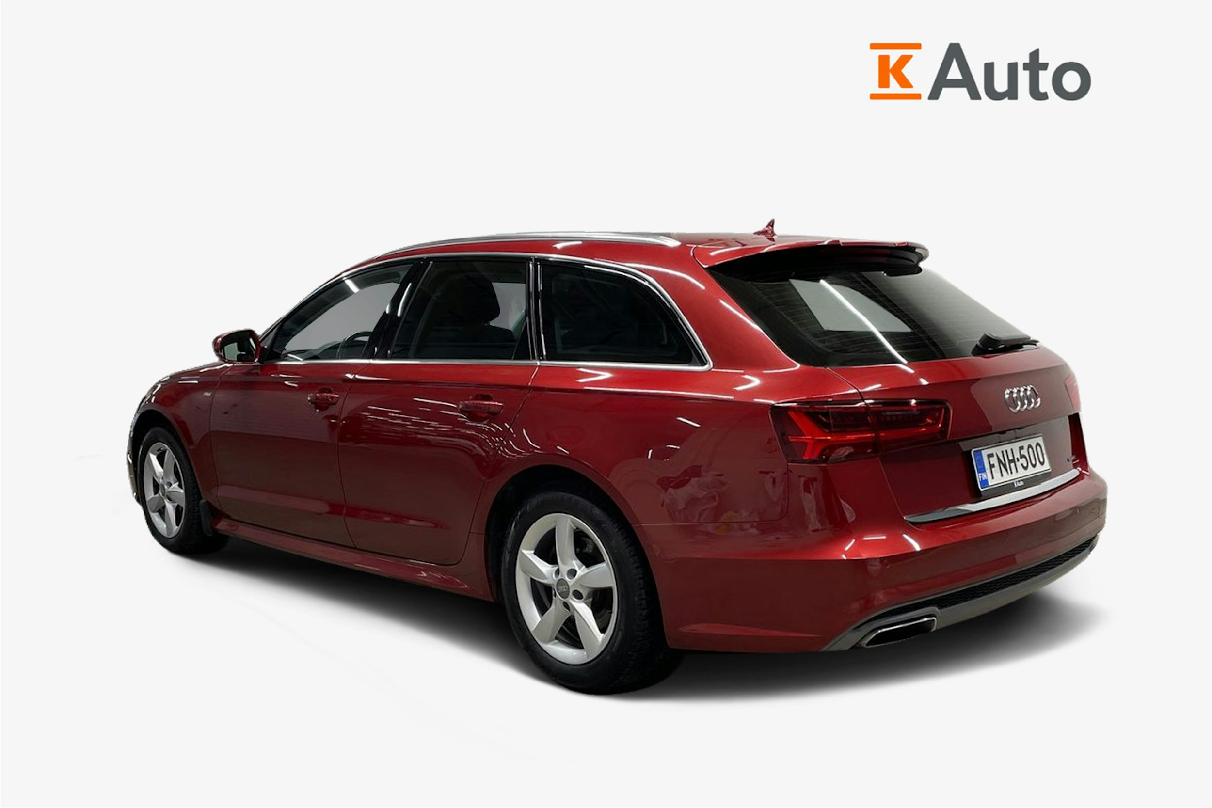 punainen Audi A6 2018 kuva 2.