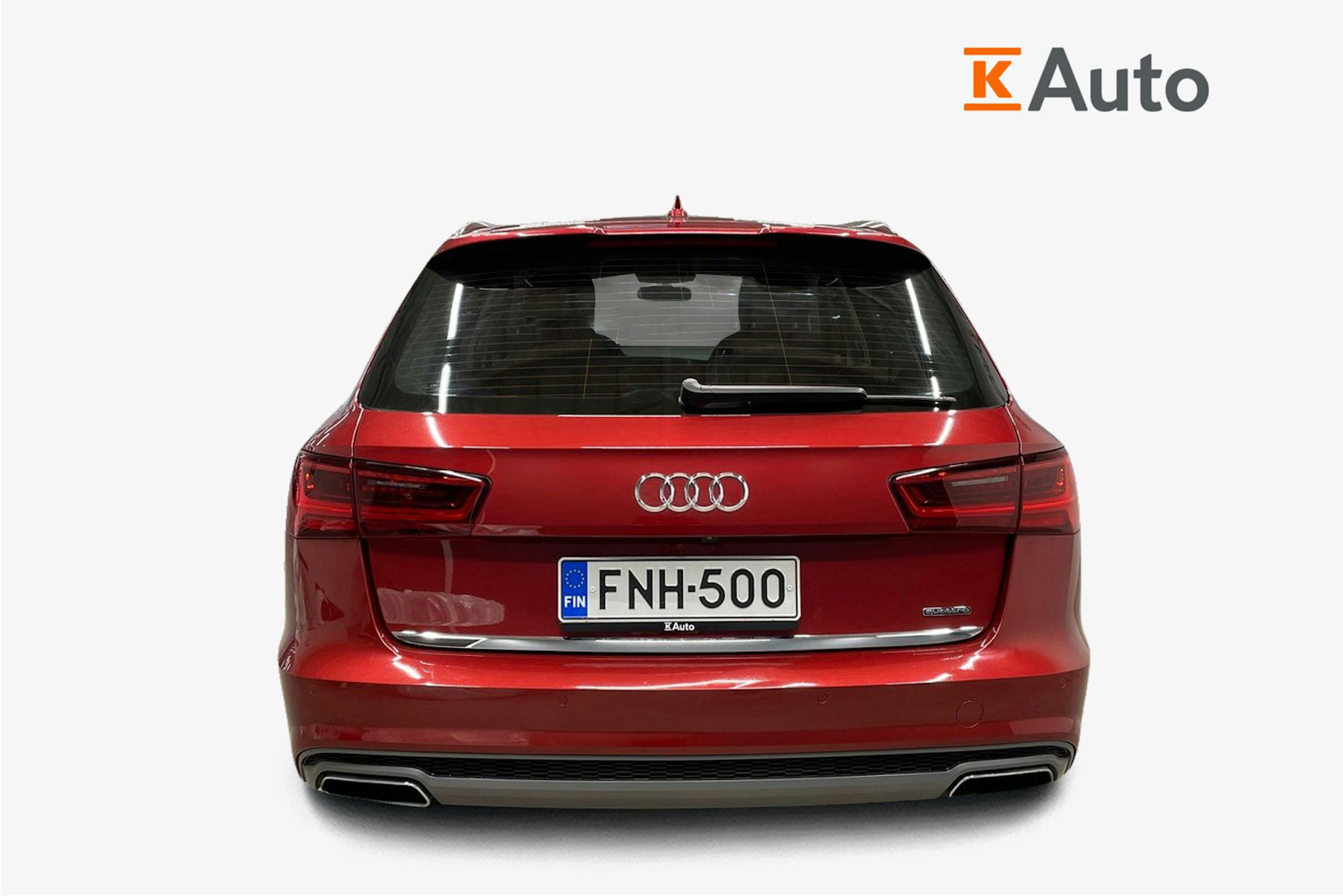 punainen Audi A6 2018 kuva 3.