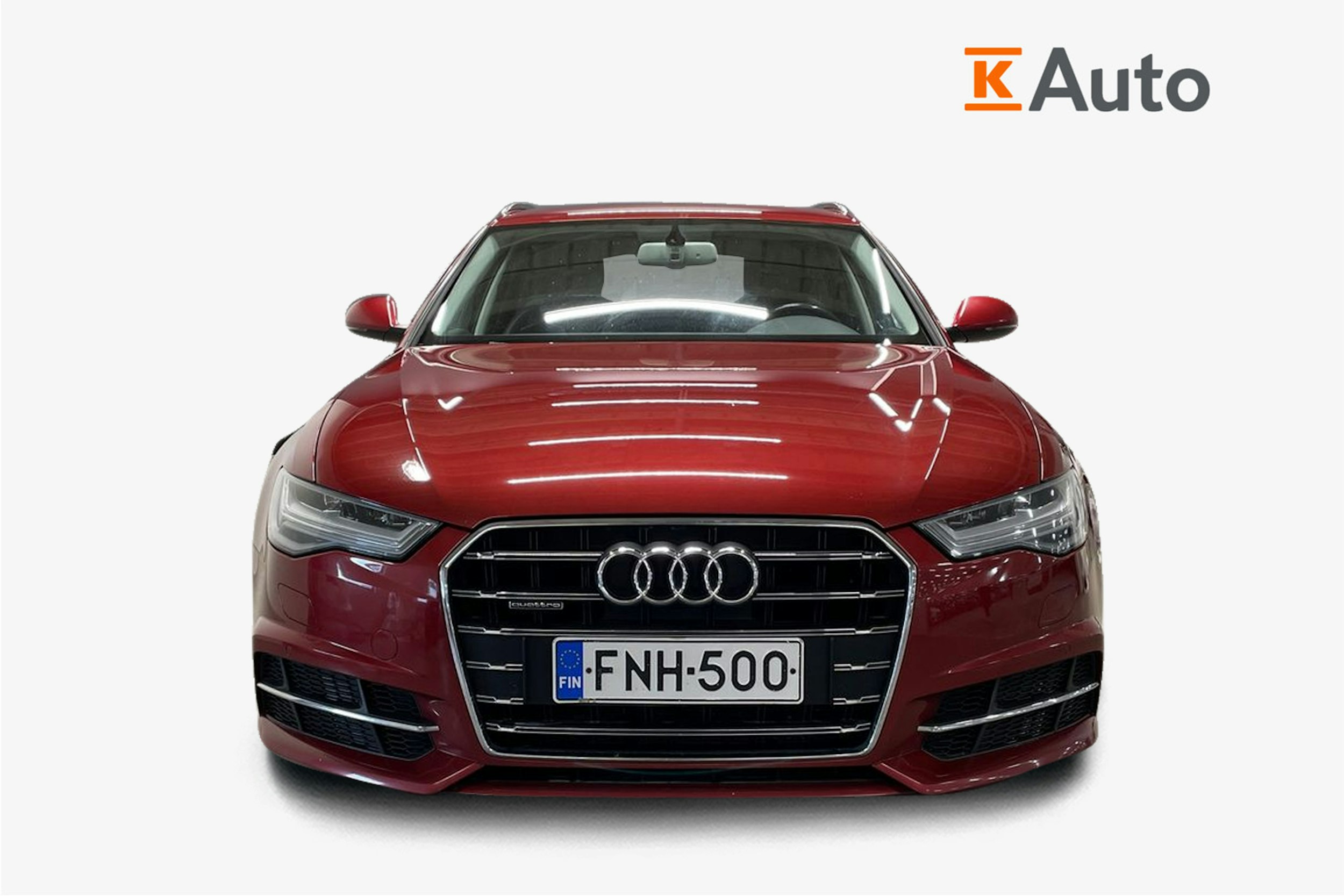punainen Audi A6 2018 kuva 4.