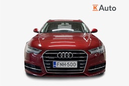 punainen Audi A6 2018 kuva 4.