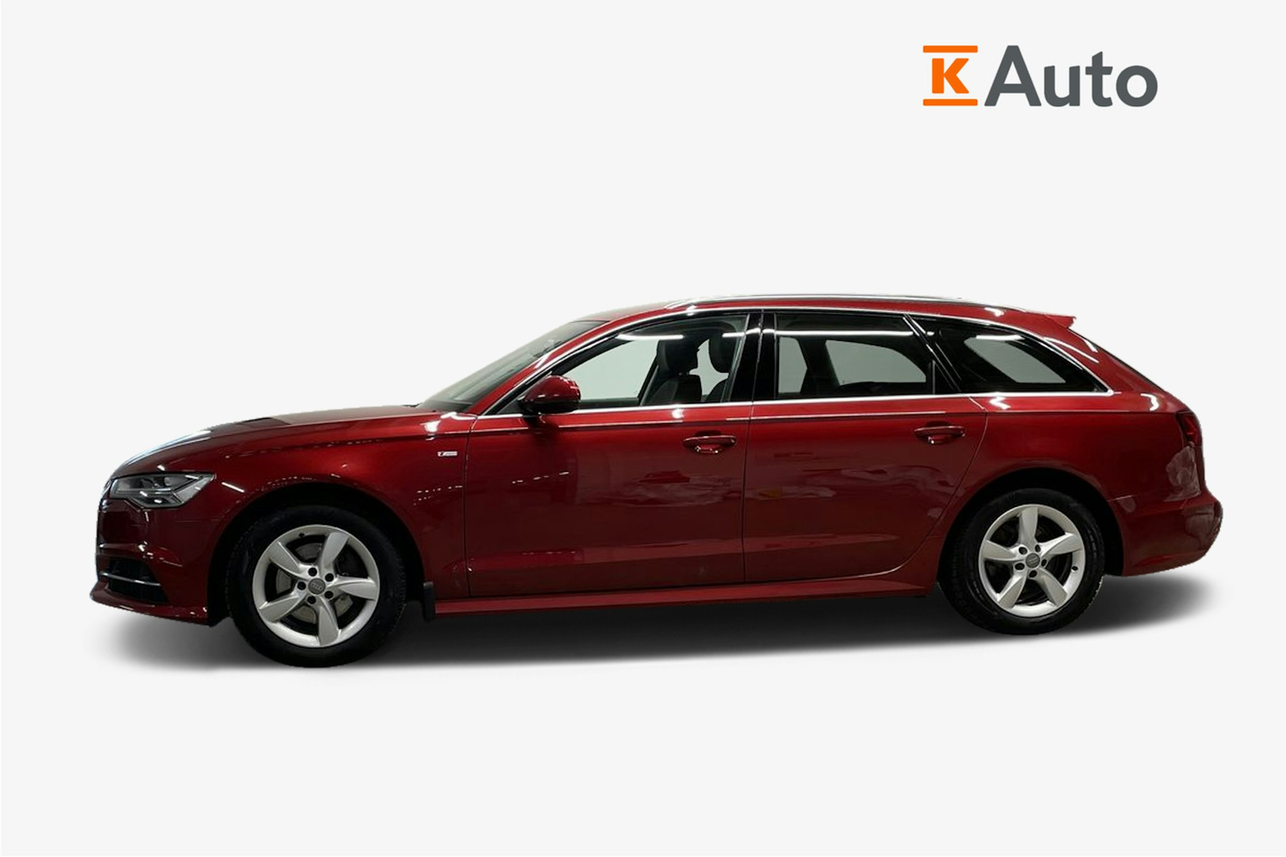 punainen Audi A6 2018 kuva 5.