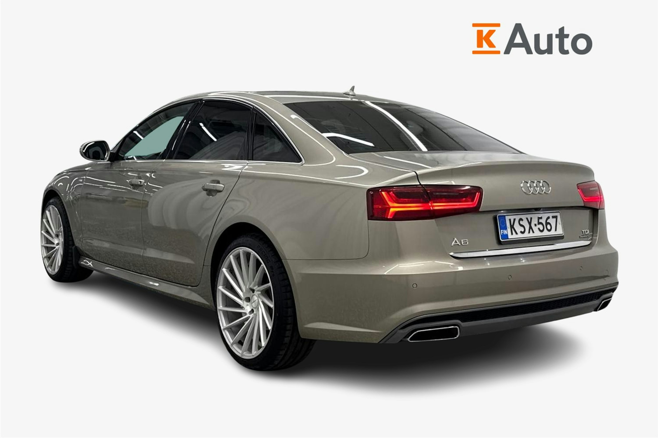 Ruskea (beige) Audi A6 2018 kuva 2.
