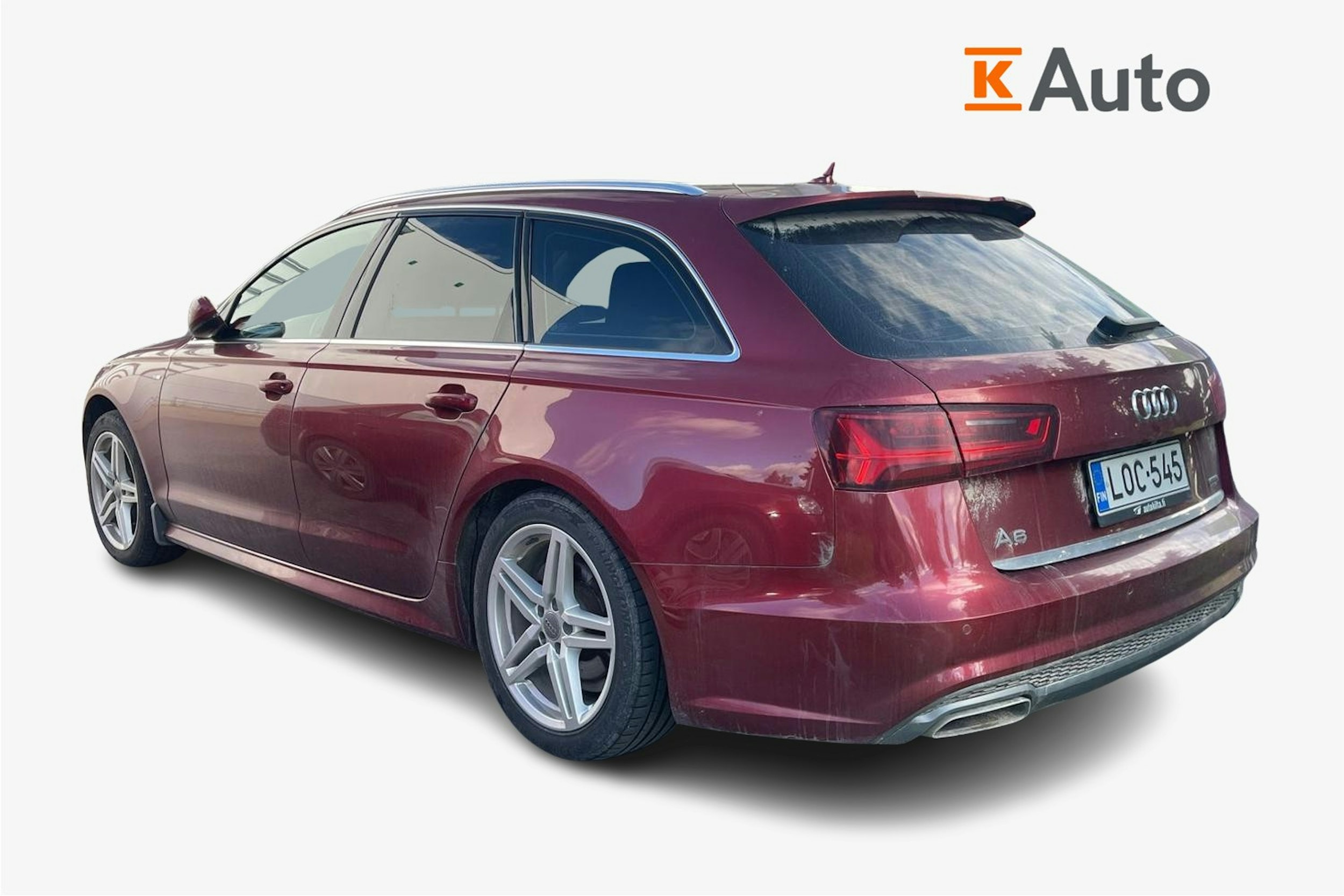 punainen Audi A6 2018 kuva 2.