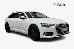 valkoinen Audi A6 2019 kuva 1.