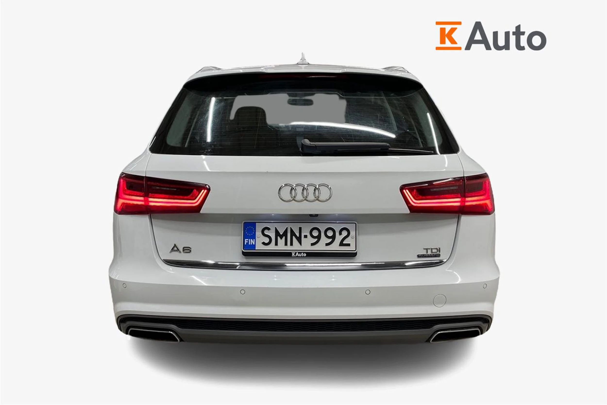 Valkoinen Audi A6 2018 kuva 3.
