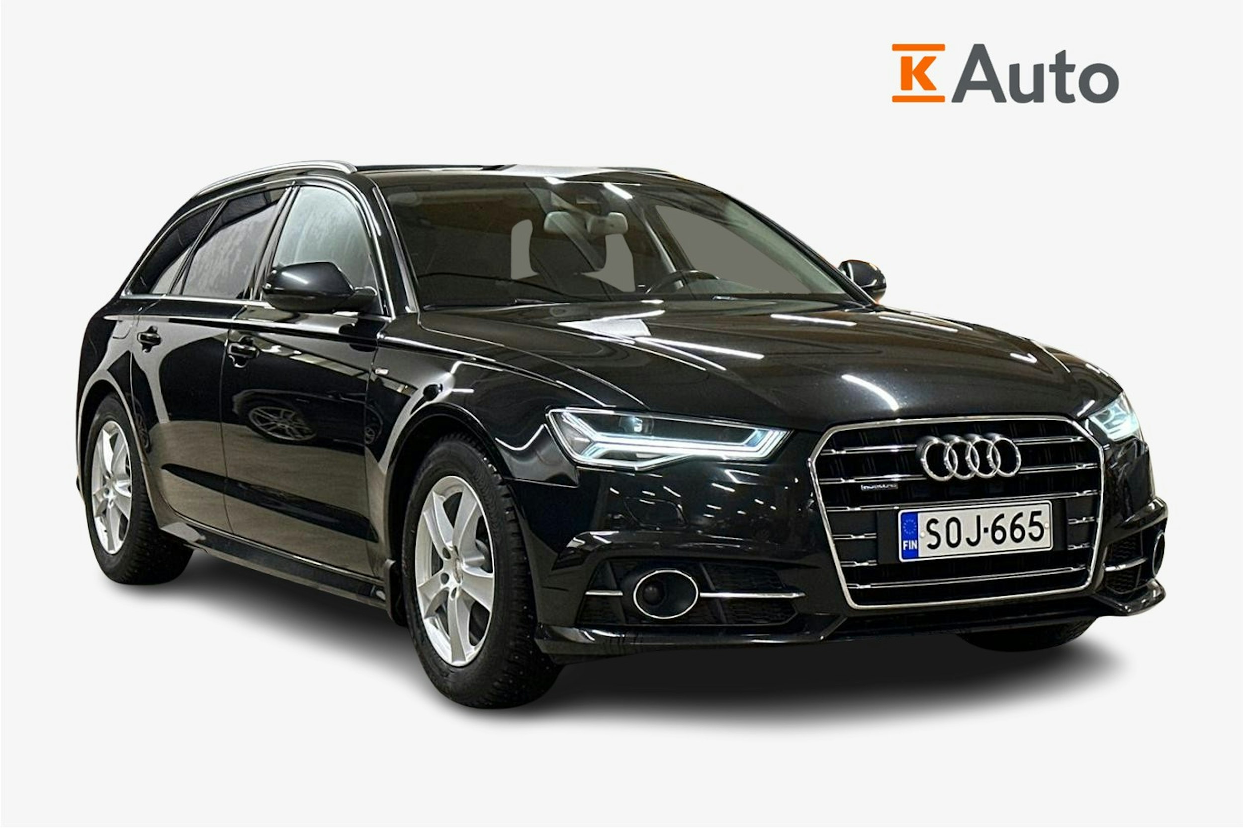 musta Audi A6 2018 kuva 1.