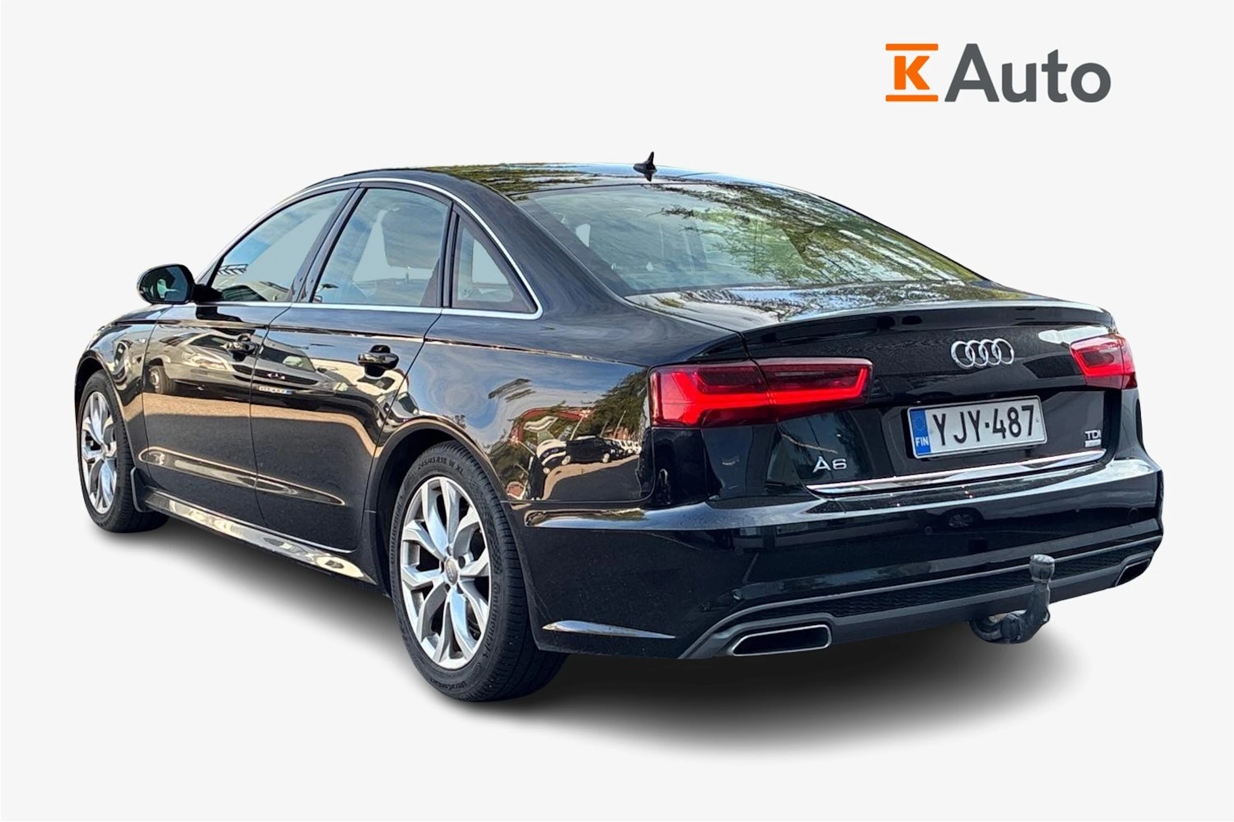 musta Audi A6 2018 kuva 2.