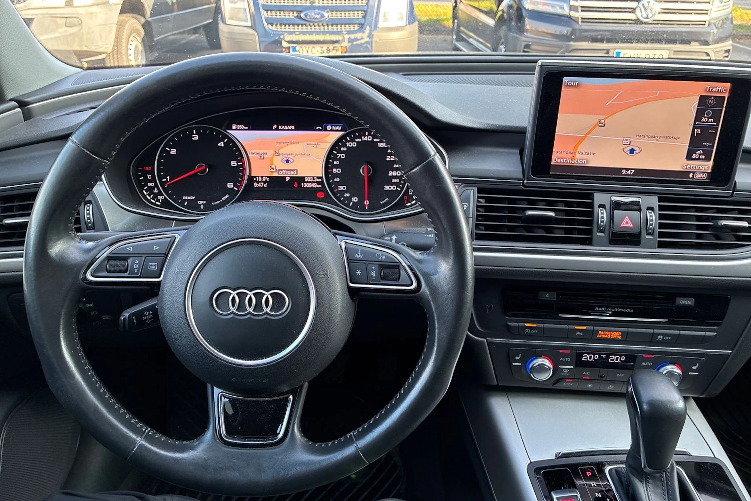 musta Audi A6 2018 kuva 4.