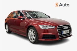 punainen Audi A6 2018 kuva 1.