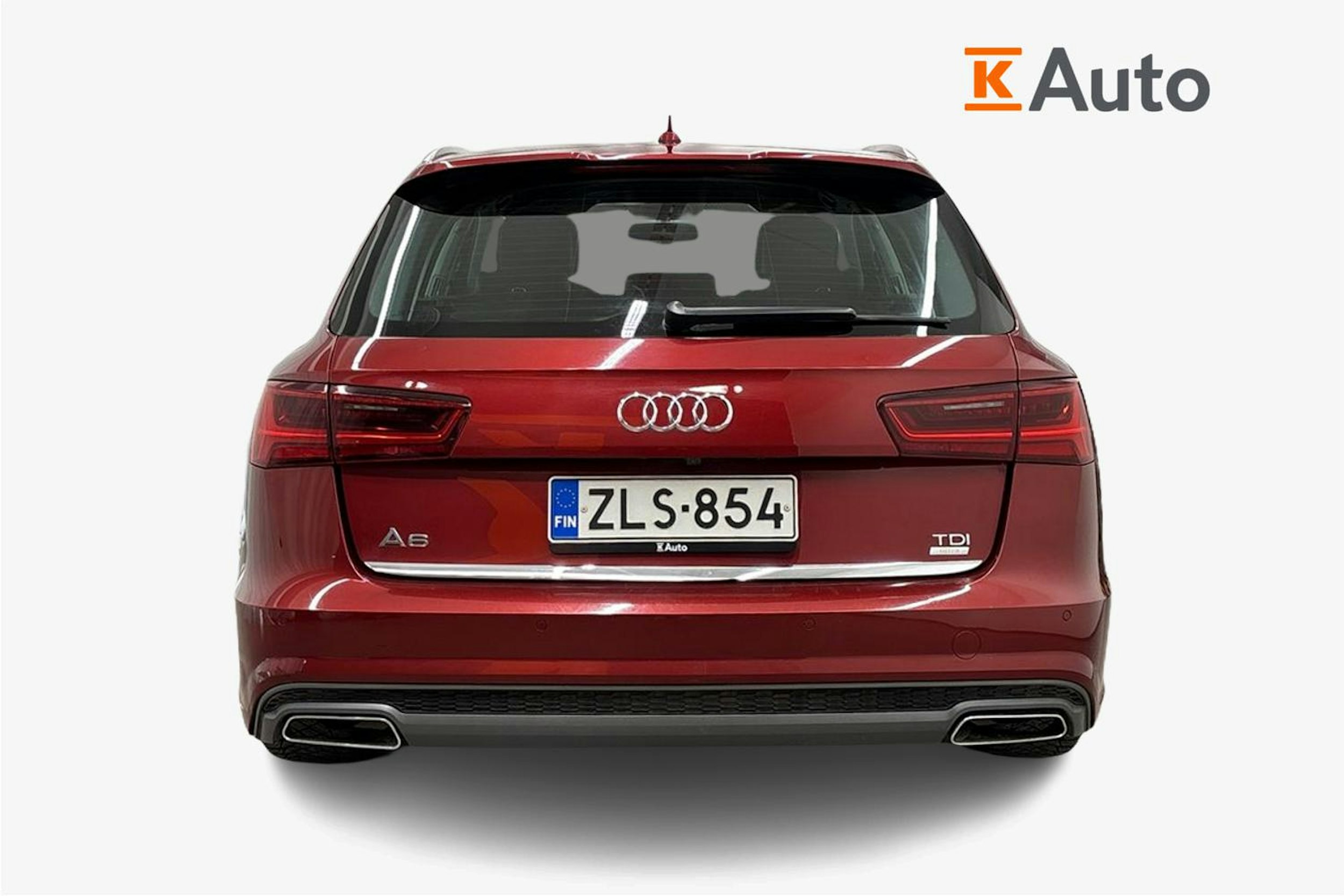 punainen Audi A6 2018 kuva 3.