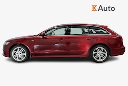 punainen Audi A6 2018 kuva 6.