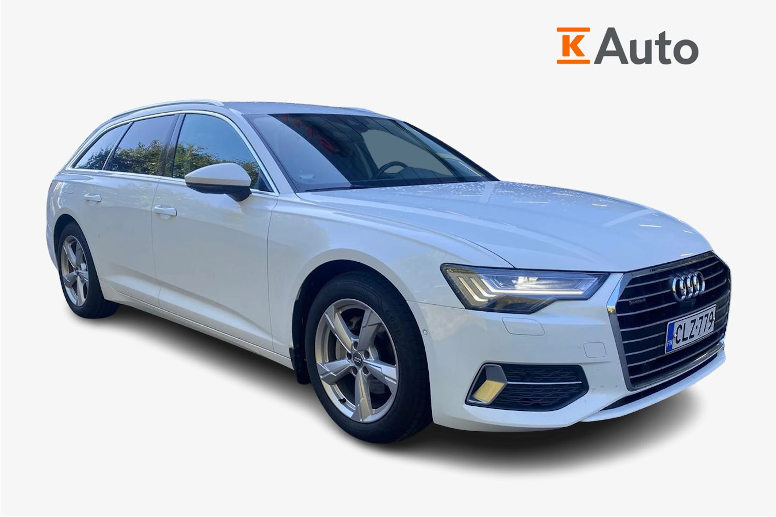 Valkoinen Audi A6 2019 kuva 1.
