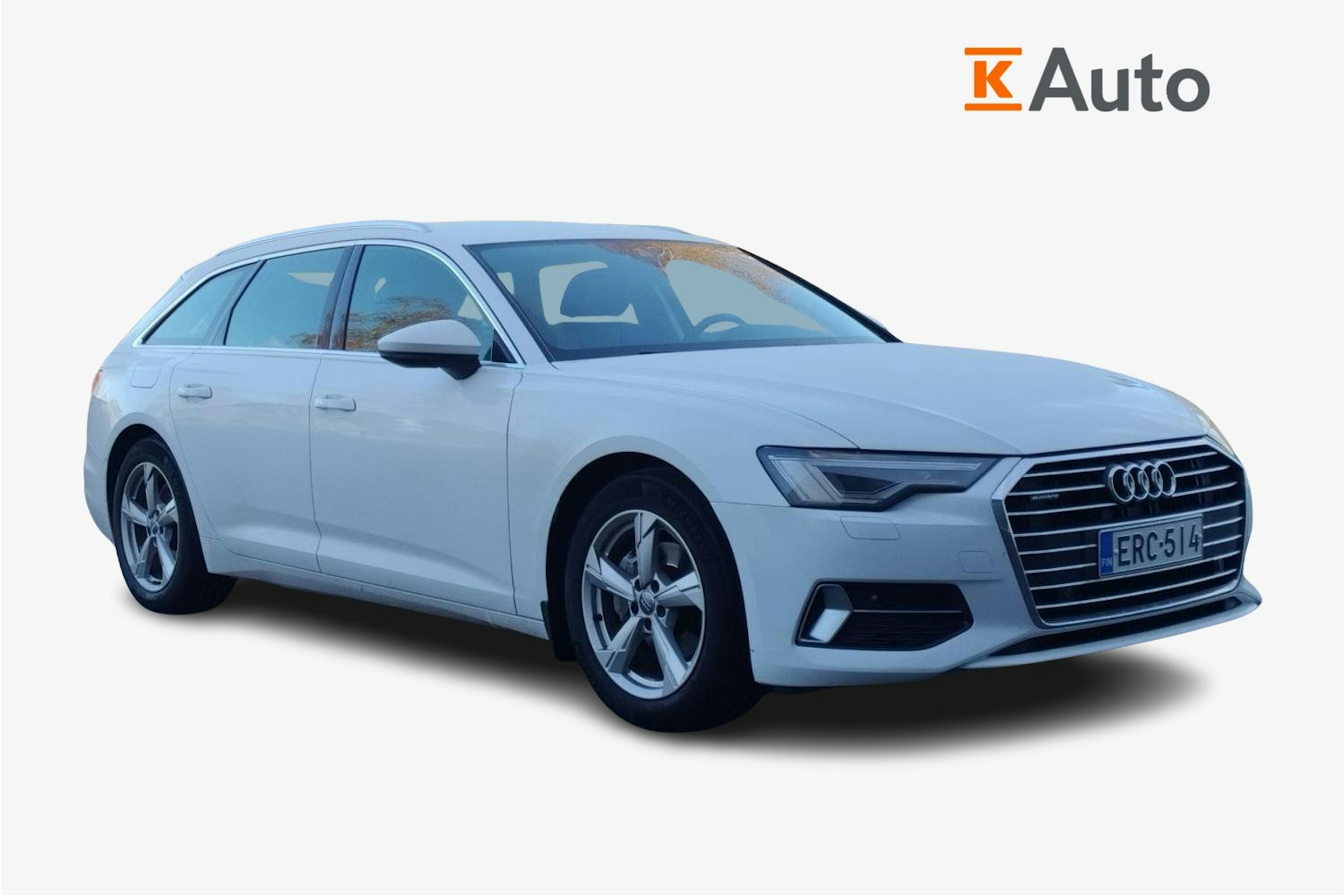 valkoinen Audi A6 2019 kuva 1.