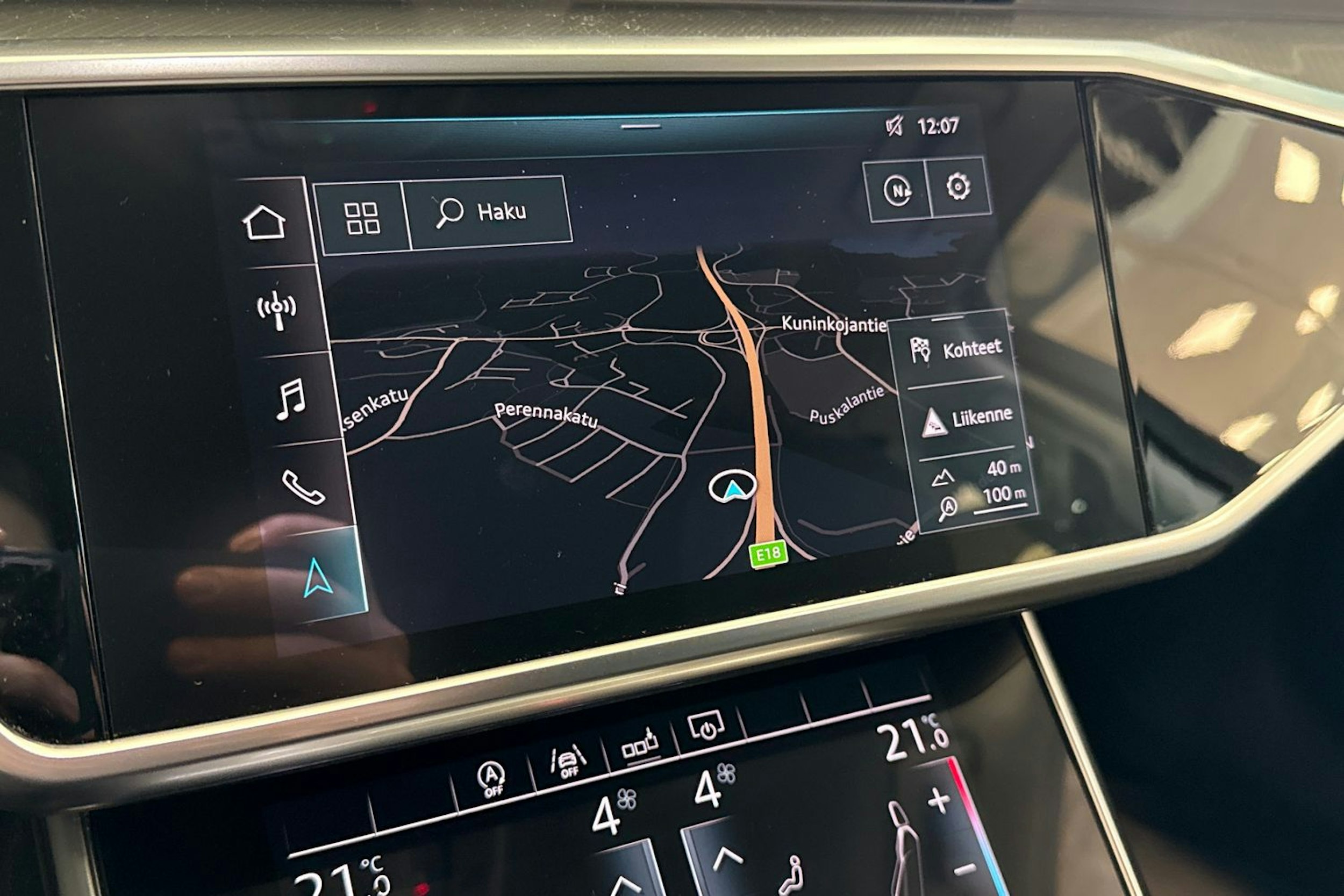 musta Audi A6 2019 kuva 25.