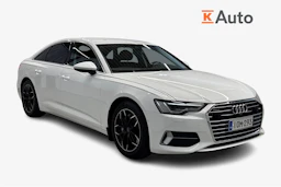valkoinen Audi A6 2019 kuva 1.