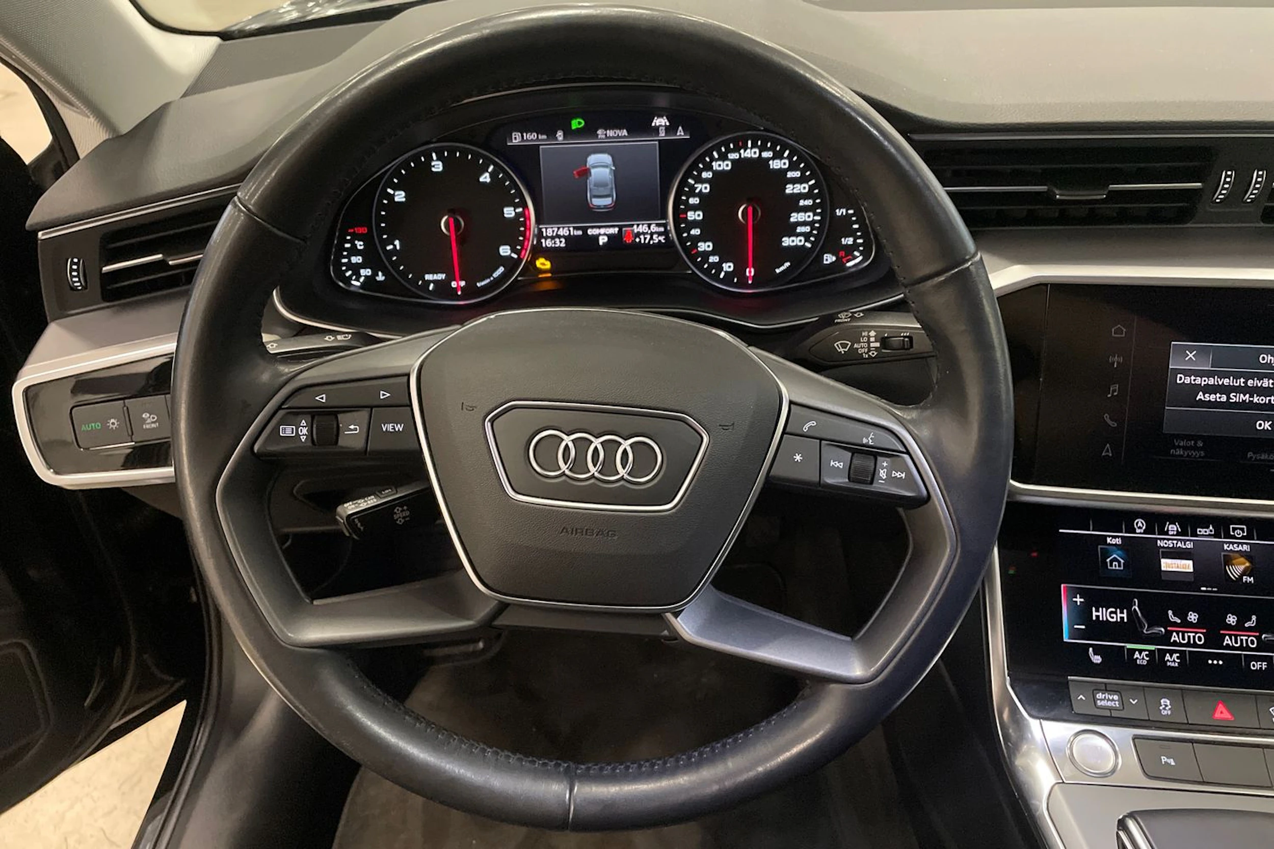 musta Audi A6 2019 kuva 11.