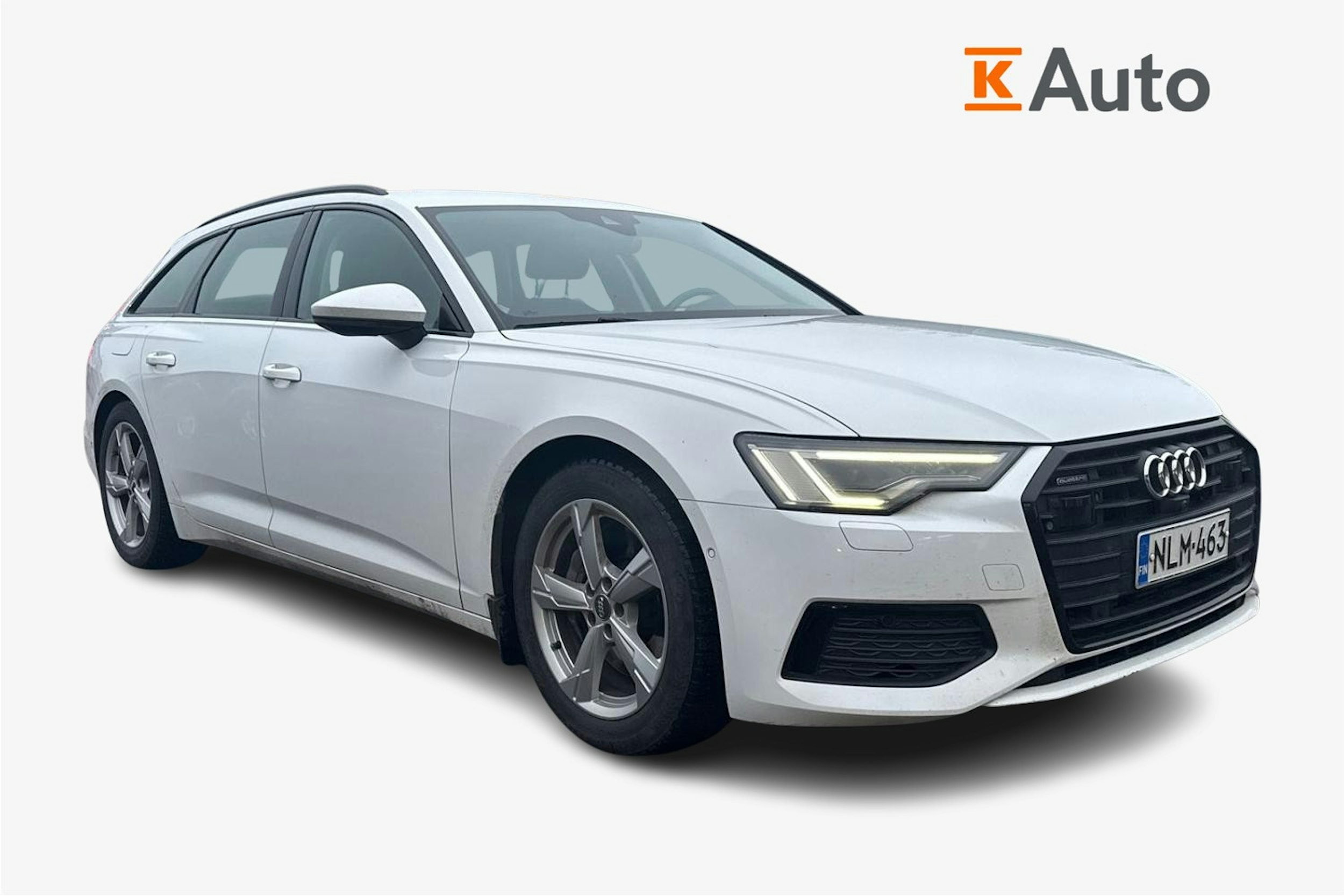 valkoinen Audi A6 2019 kuva 1.