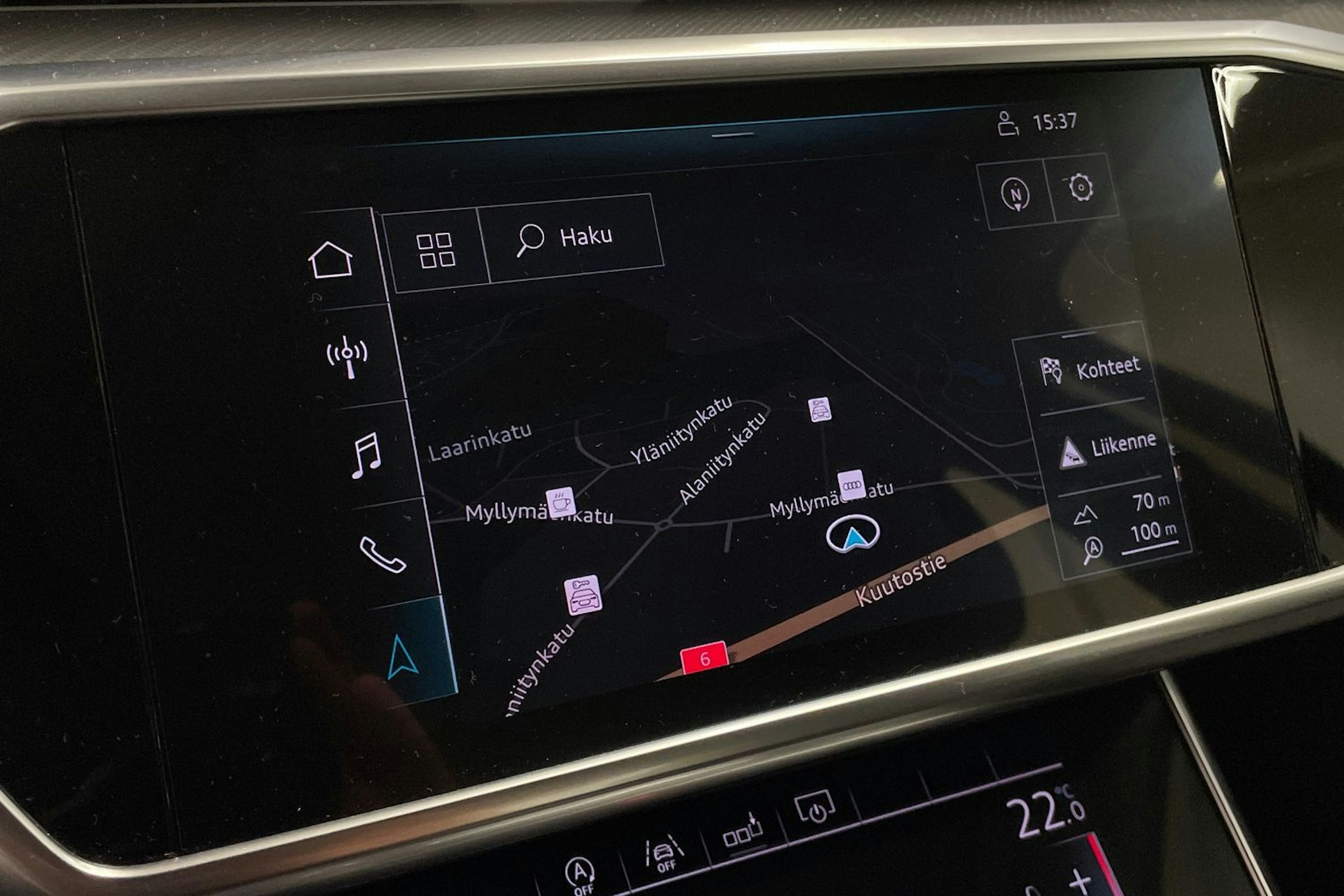 musta Audi A6 2019 kuva 23.