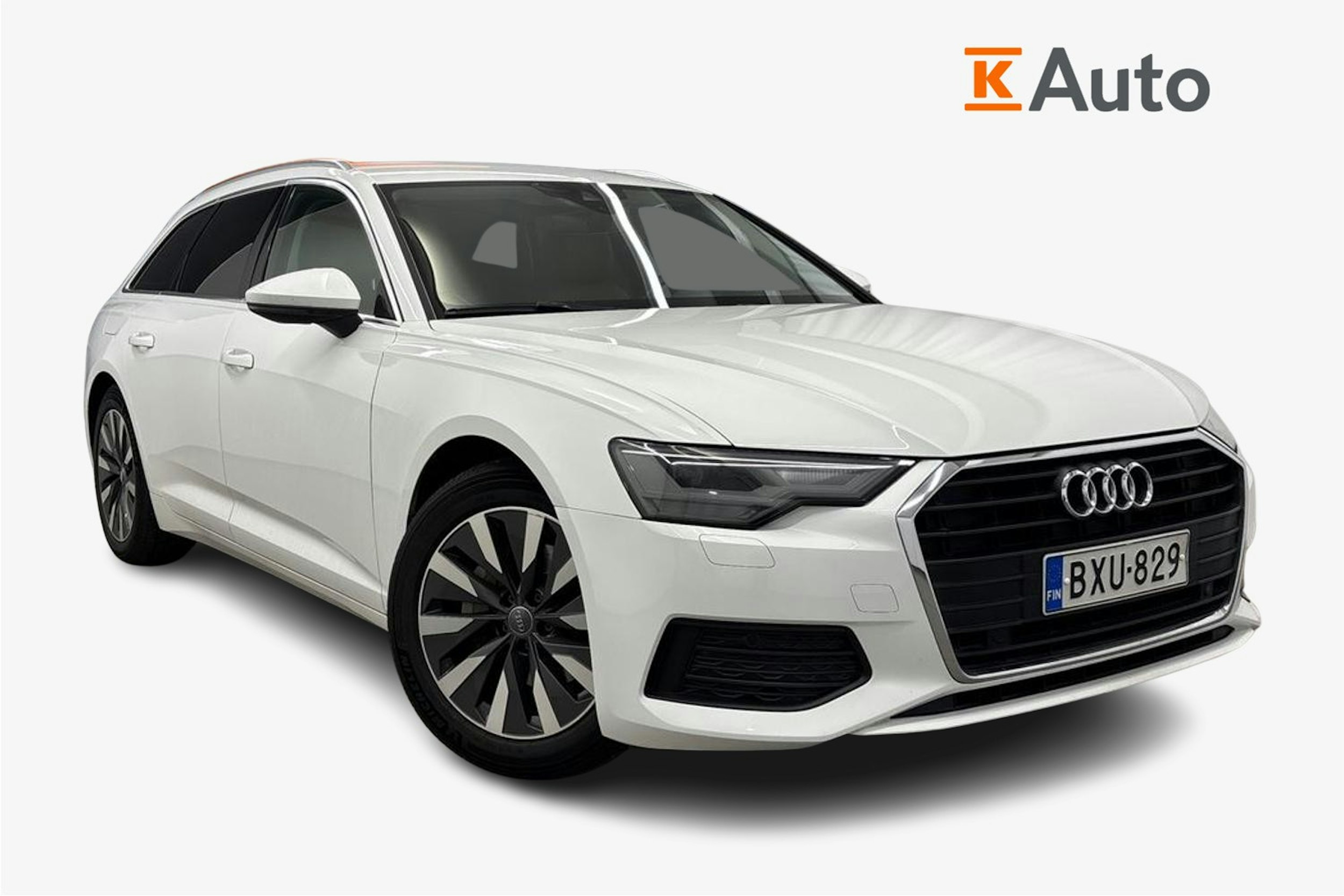 valkoinen Audi A6 2020 kuva 1.