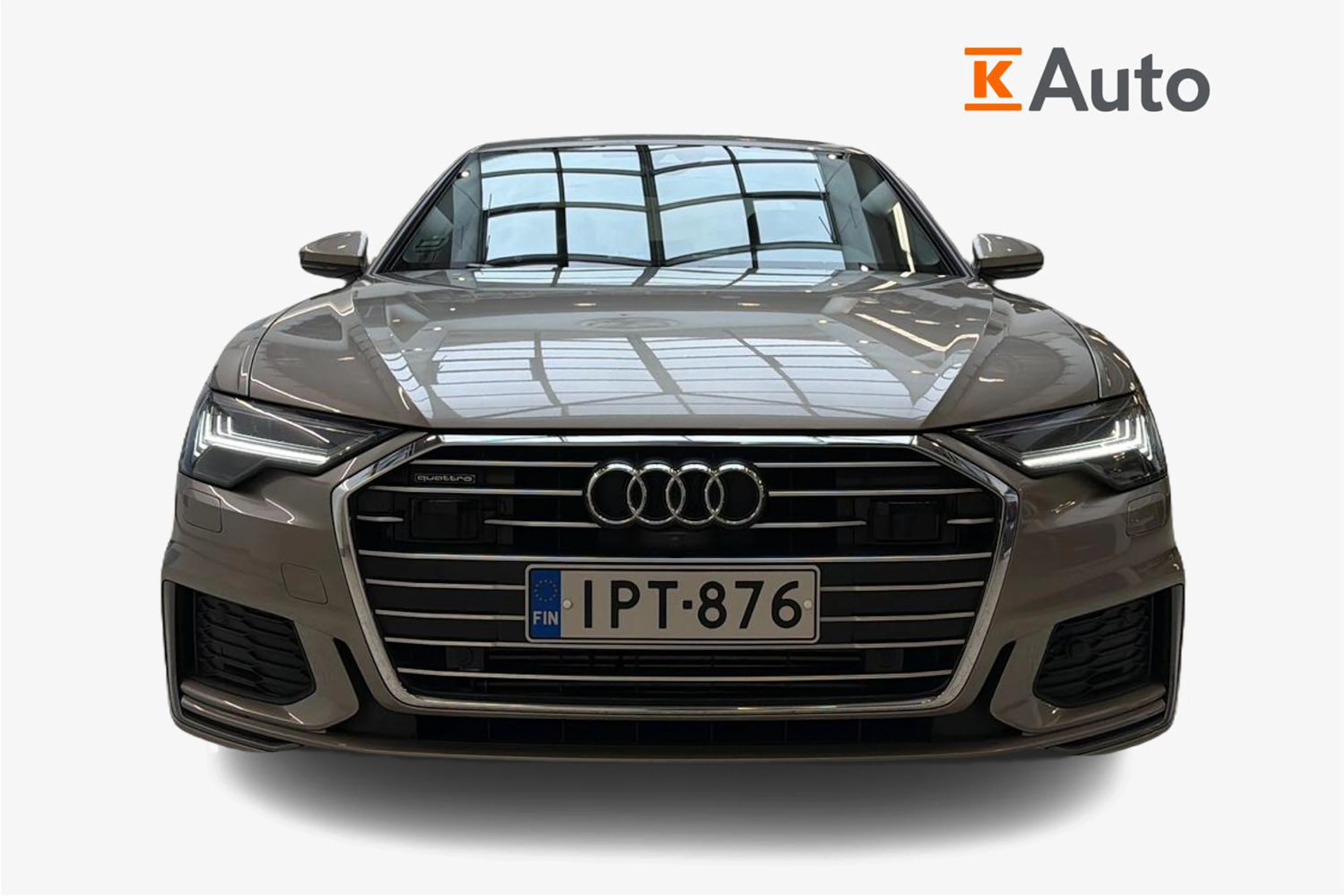 ruskea (beige) Audi A6 2020 kuva 4.