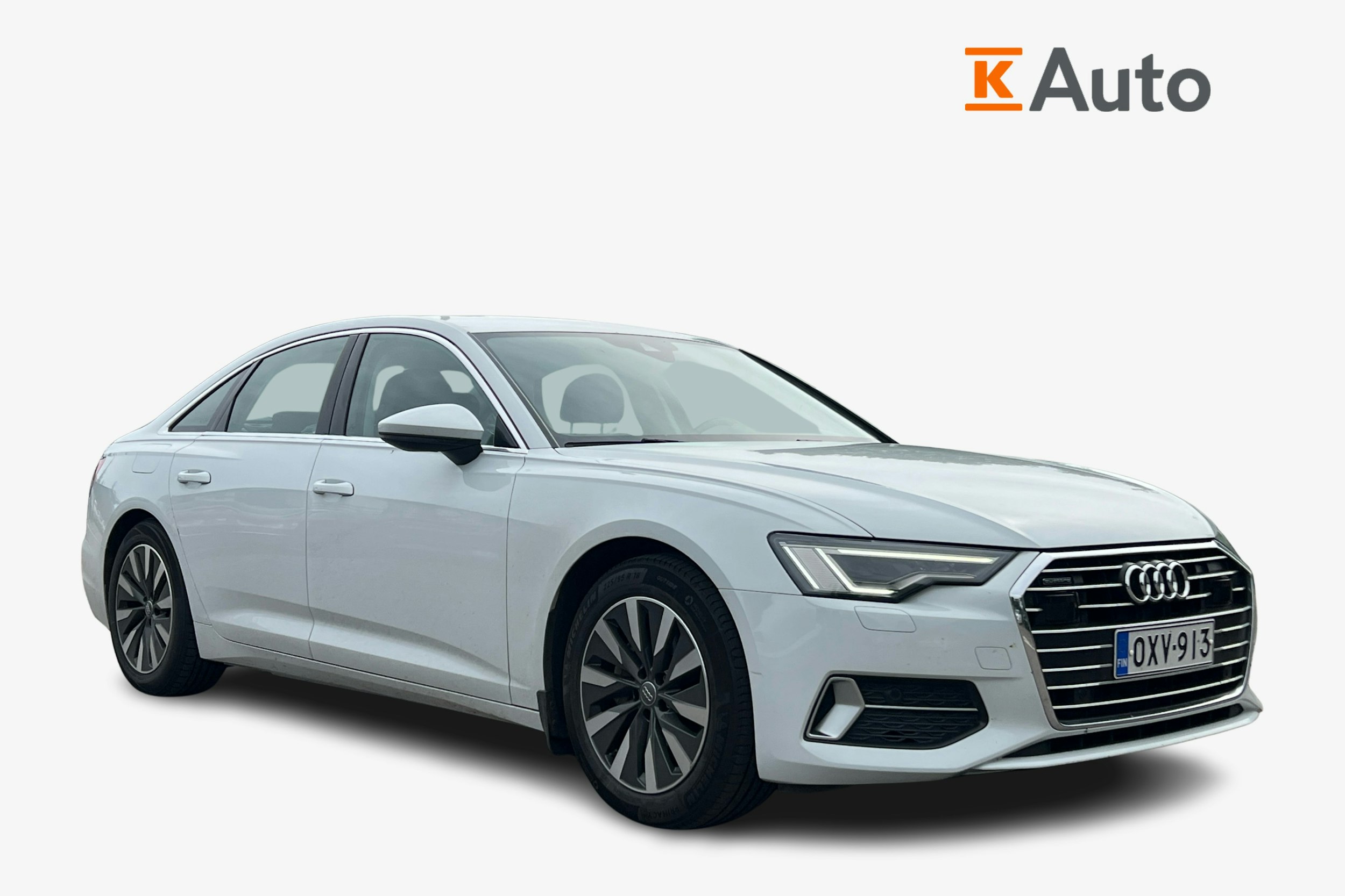 valkoinen Audi A6 2020 kuva 1.
