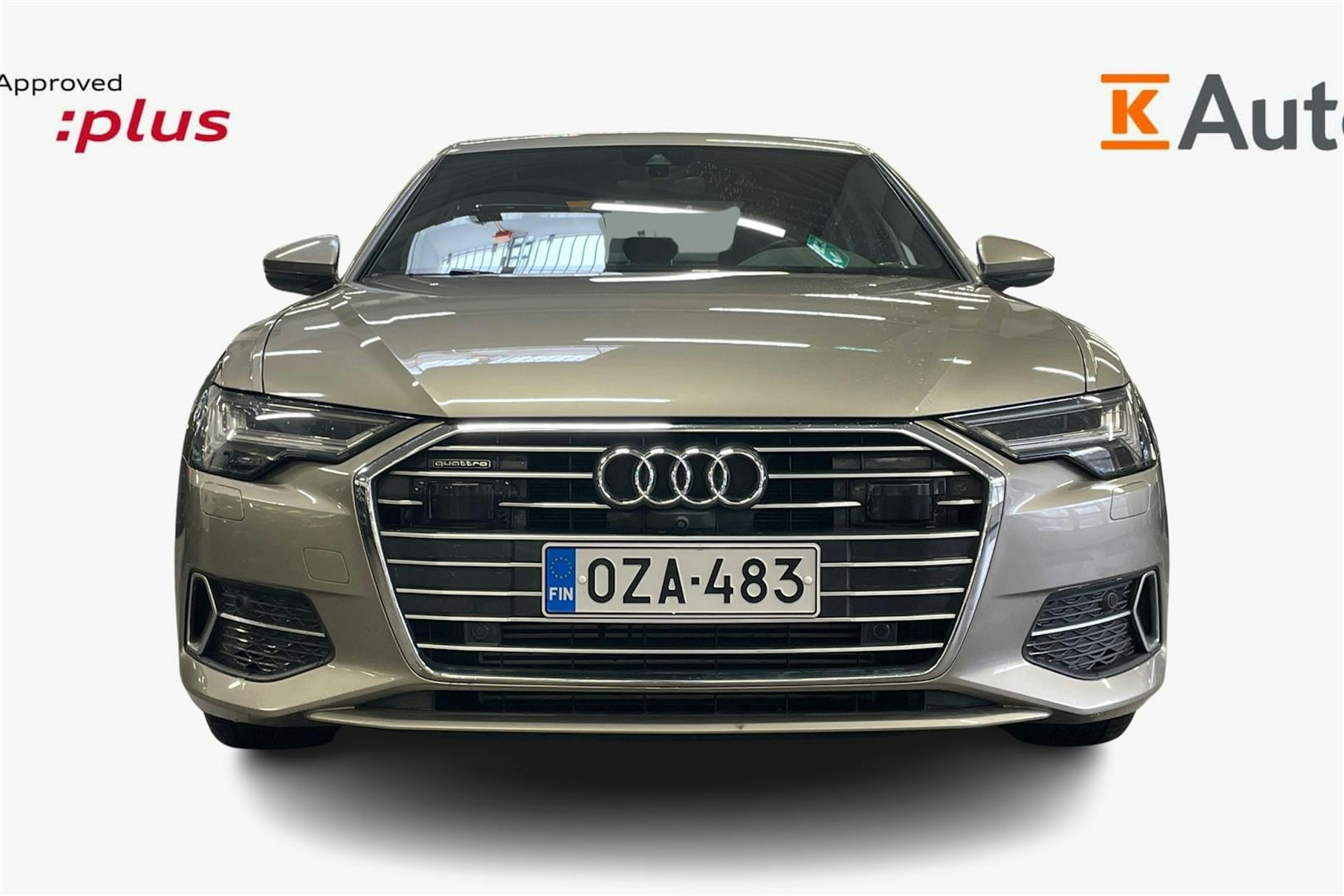 ruskea (beige) Audi A6 2020 kuva 7.