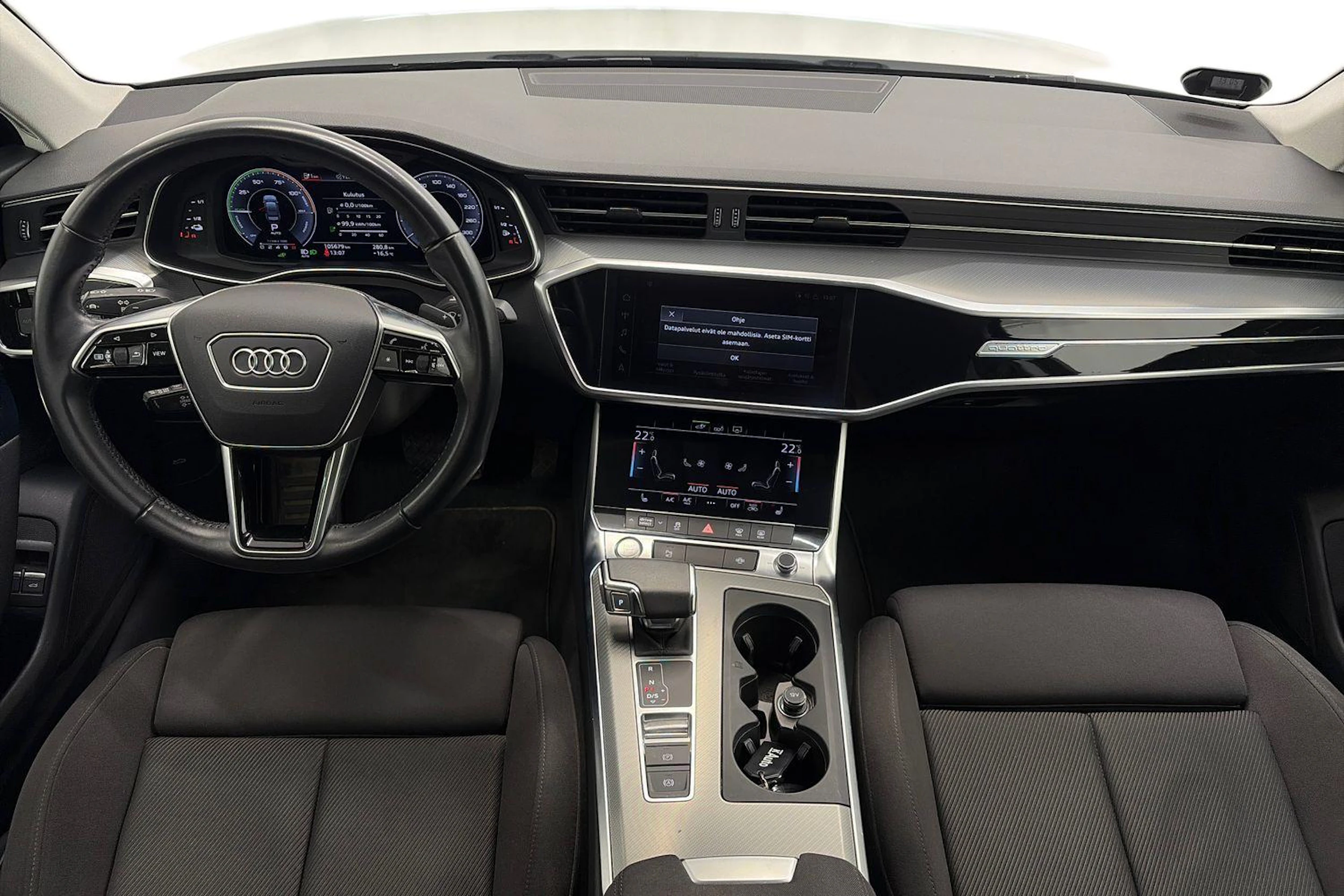 Valkoinen Audi A6 2020 kuva 9.