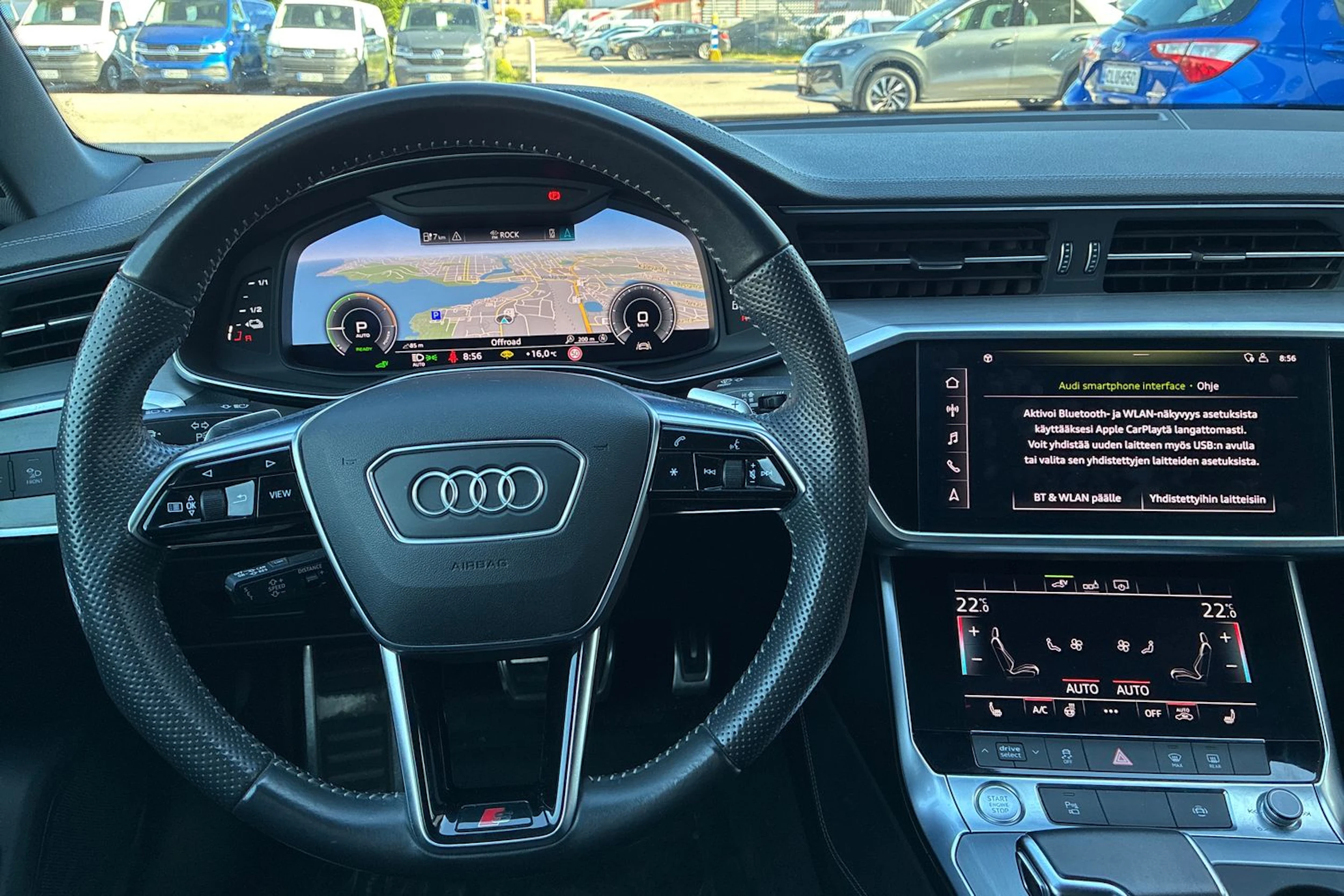 musta Audi A6 2020 kuva 4.