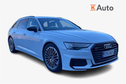 valkoinen Audi A6 2021 kuva 1.