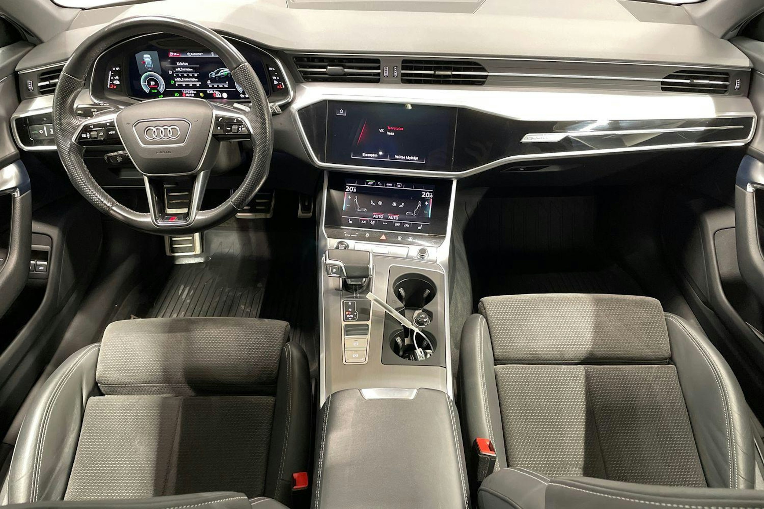 valkoinen Audi A6 2021 kuva 9.