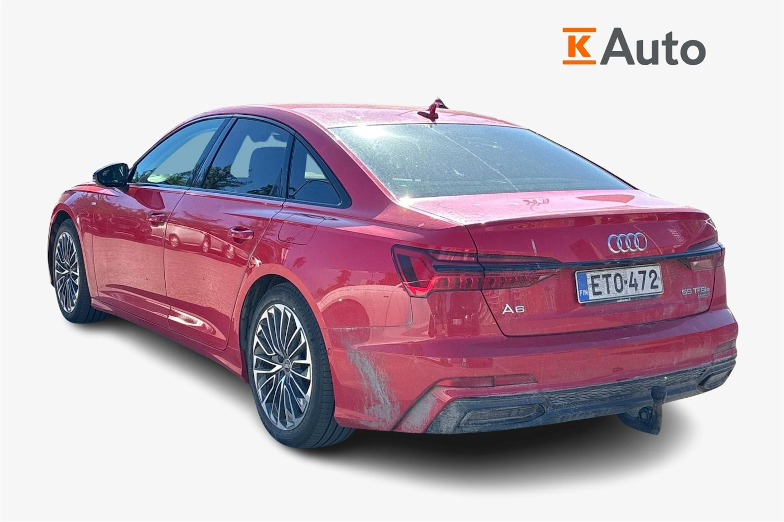 punainen Audi A6 2021 kuva 2.