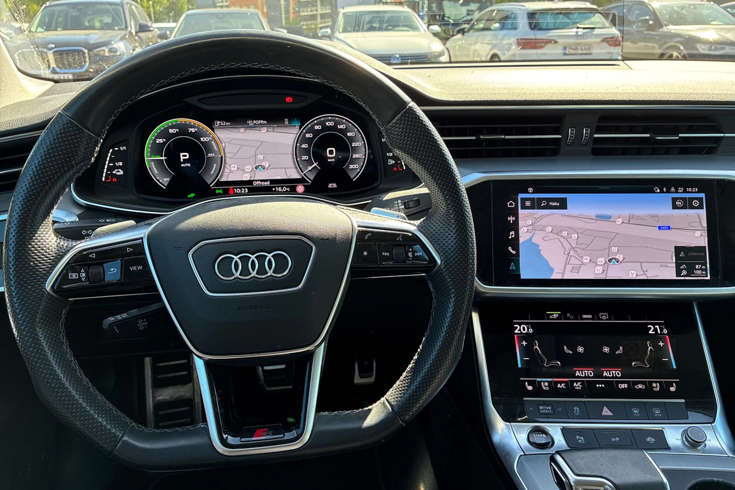 punainen Audi A6 2021 kuva 4.