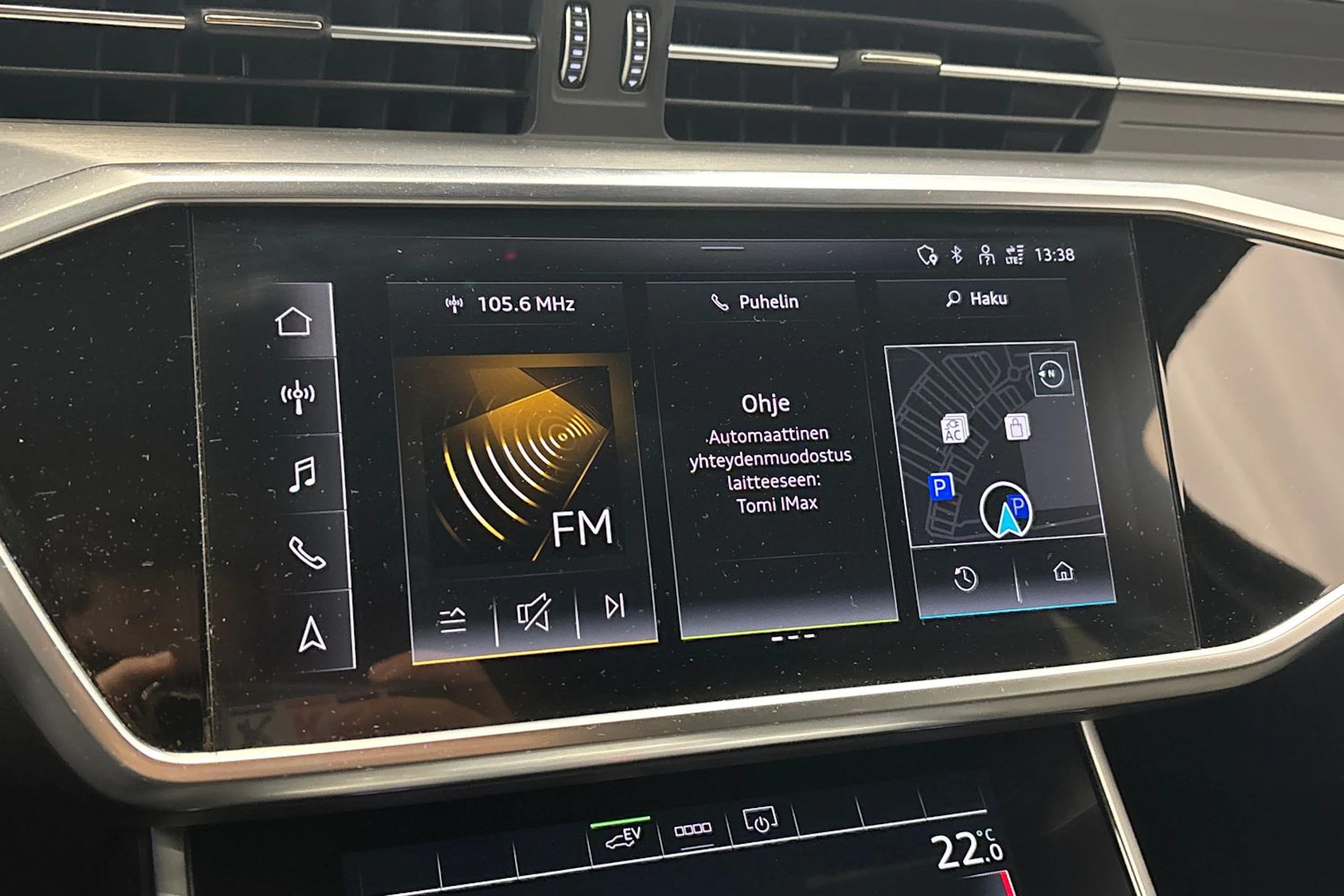 musta Audi A6 2021 kuva 22.